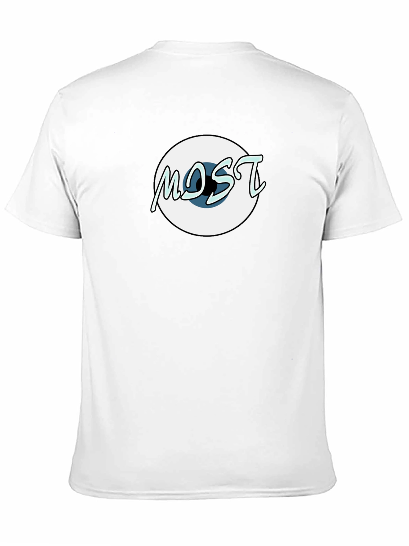 Black MOST Eye-Catching Graphic T-Shirt - Unisex Black Tee view 11