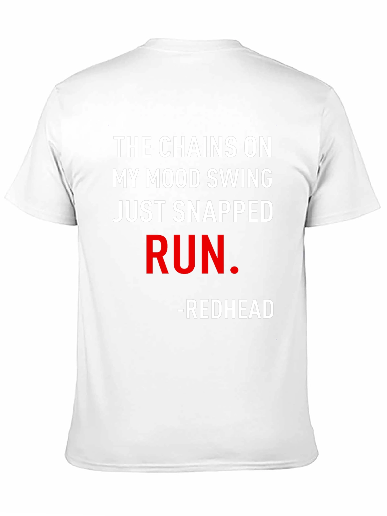 Black Mood Swing Redhead T-Shirt view 11