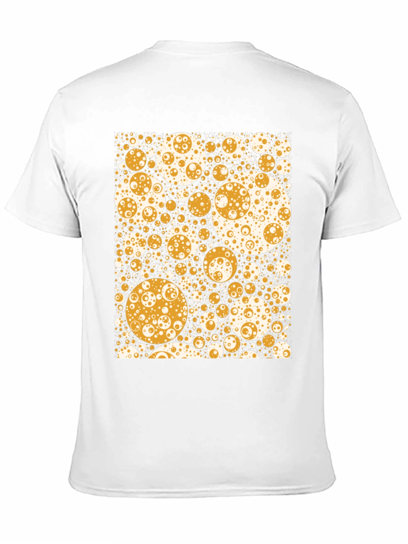 Black Geometric Bubble Print T-Shirt - Black view 11