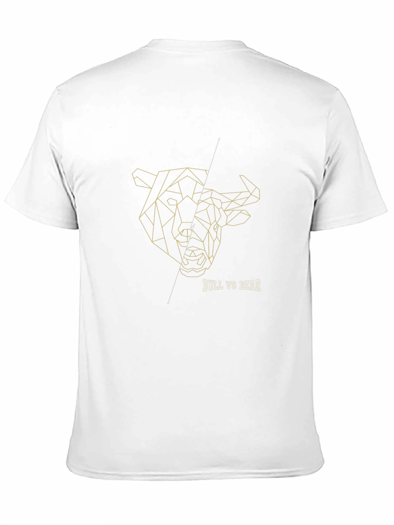 Black Bull vs Bear Graphic Tee - Black Cotton Shirt view 11