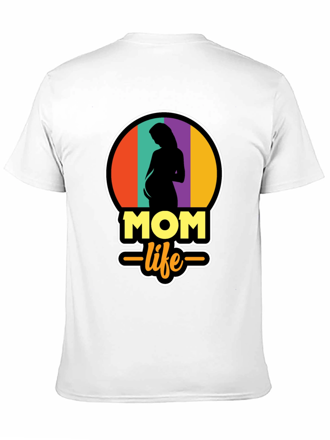 Black Mom Life T-Shirt - Pregnancy Tee view 11