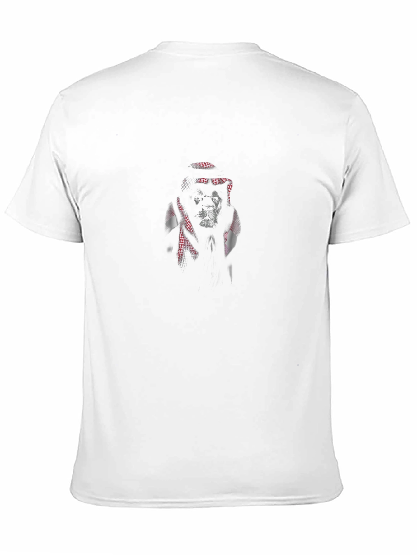 Black Lion Head Keffiyeh T-Shirt view 11