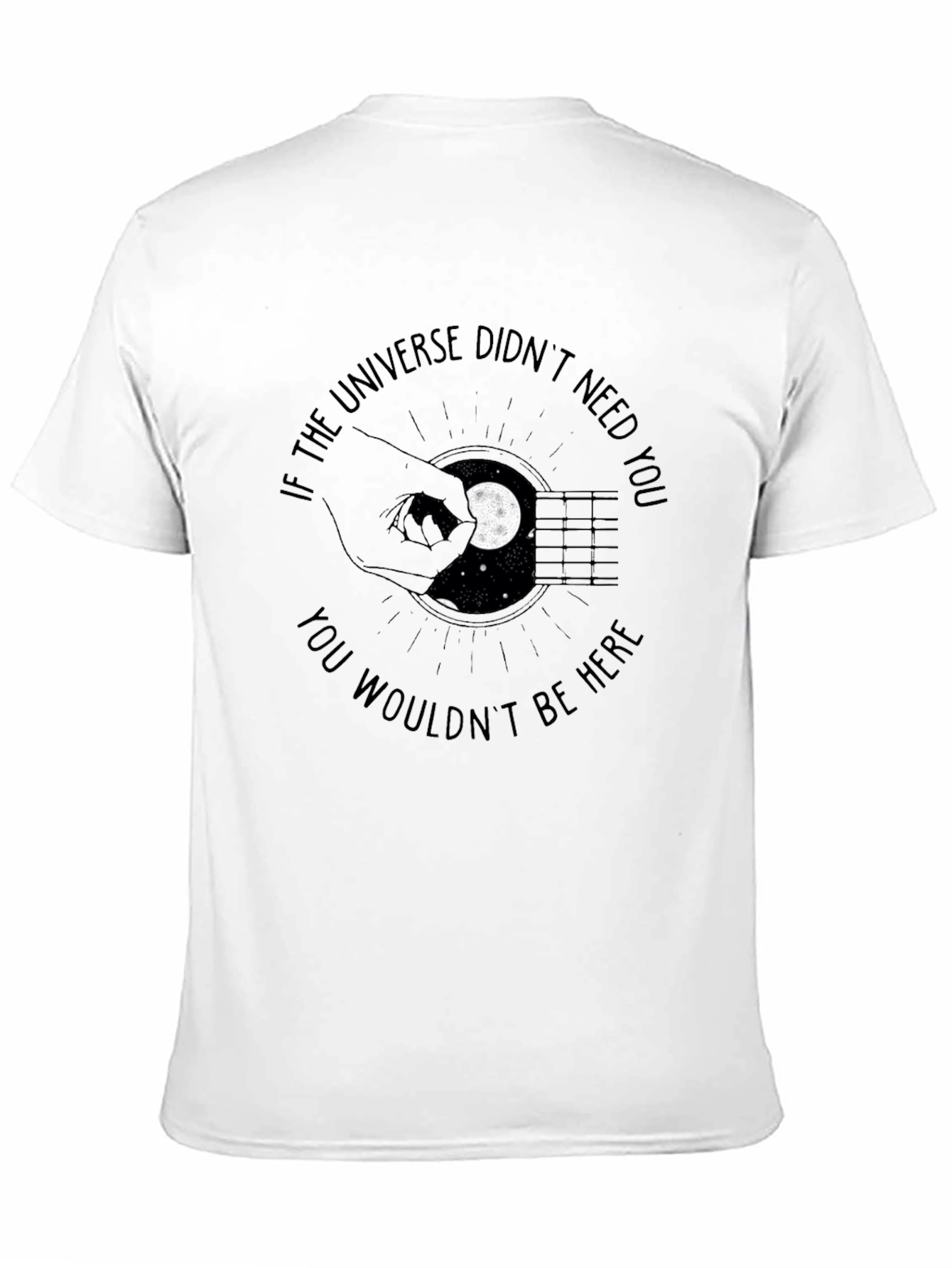 Universe Needs You Graphic T-Shirt - Black - 11
