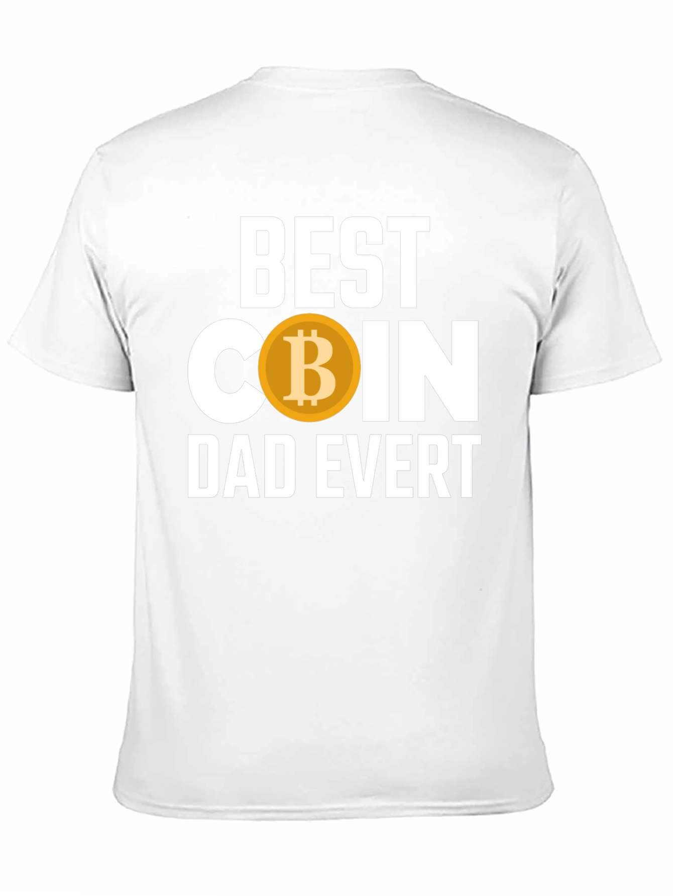 Black Best Coin Dad Ever T-Shirt - Crypto Bitcoin view 11