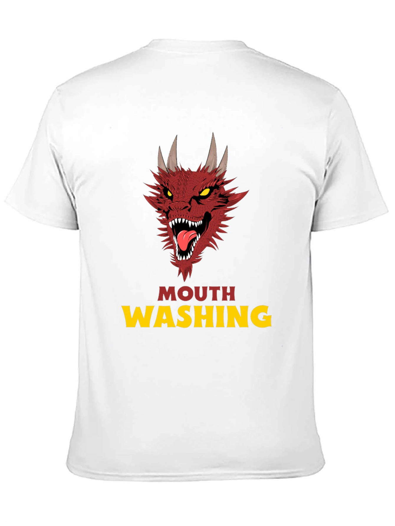 Black Mouth Washing Dragon Graphic T-Shirt - Black view 11