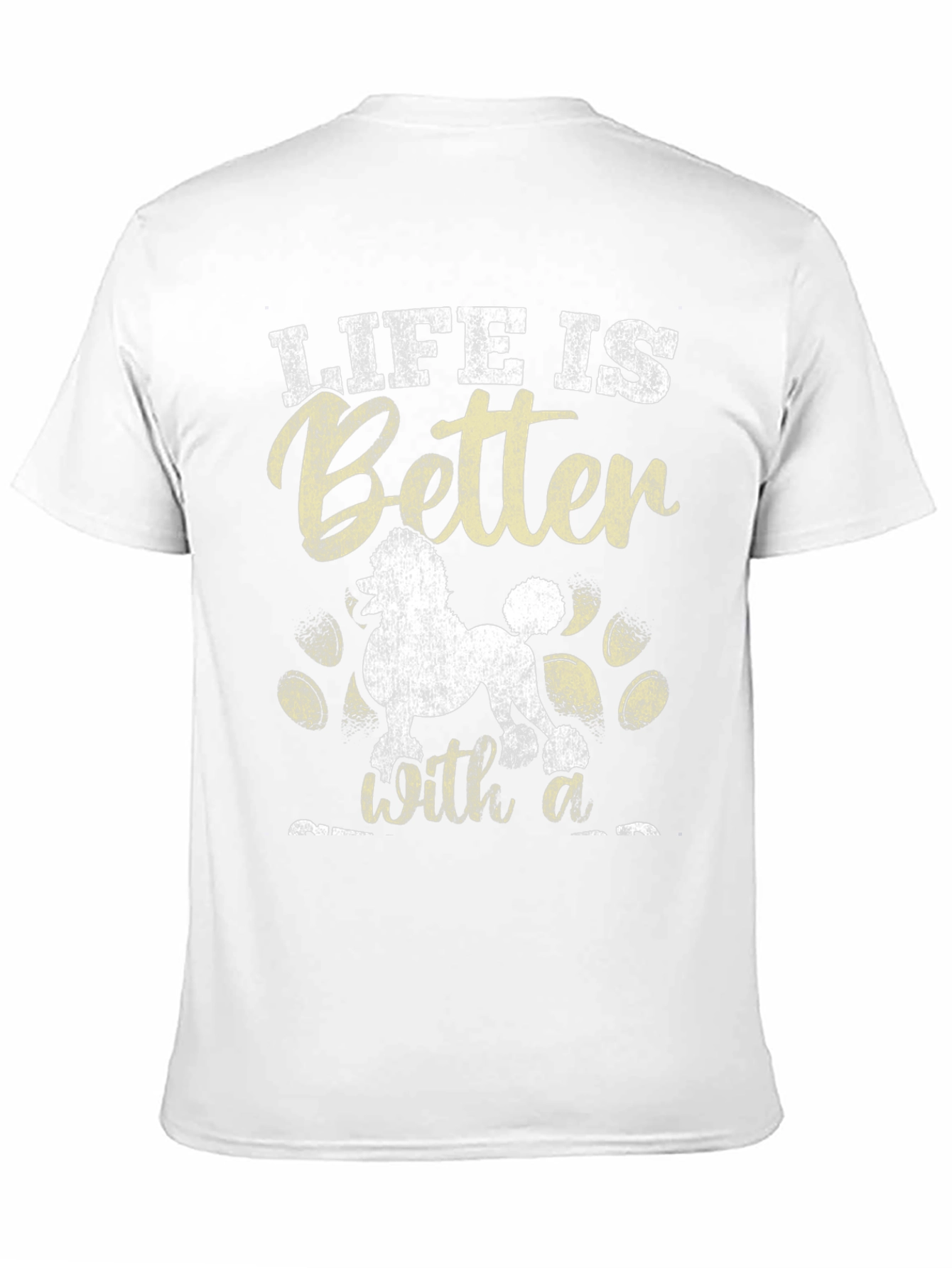 Black Life is Better with a Poodle T-Shirt view 11