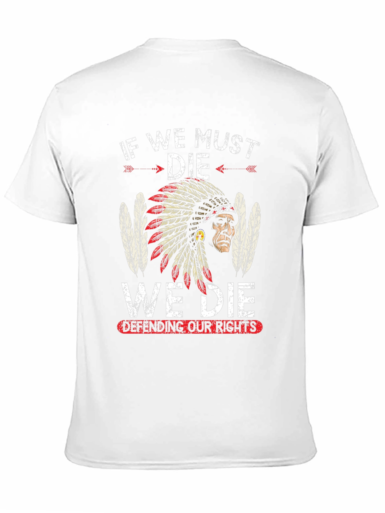 Black If We Must Die Tee view 11