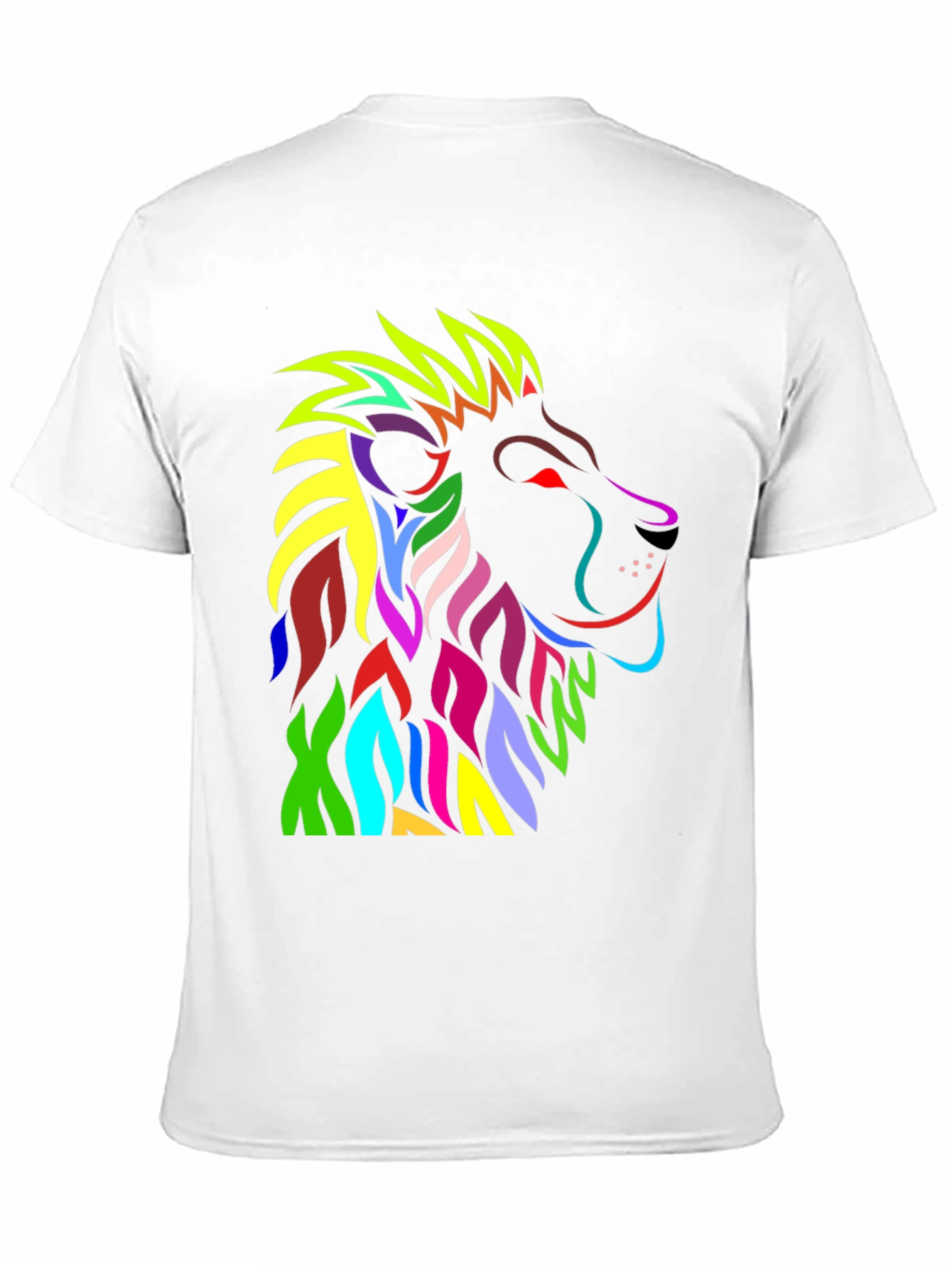 Vibrant Lion Graphic T-Shirt - Bold Colorful Design - 11