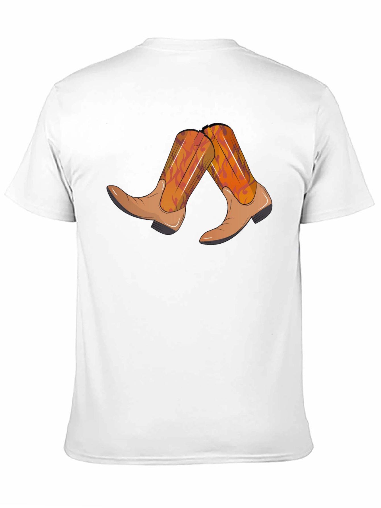 Black Cowboy Boots Graphic Tee - Country Style Shirt view 11