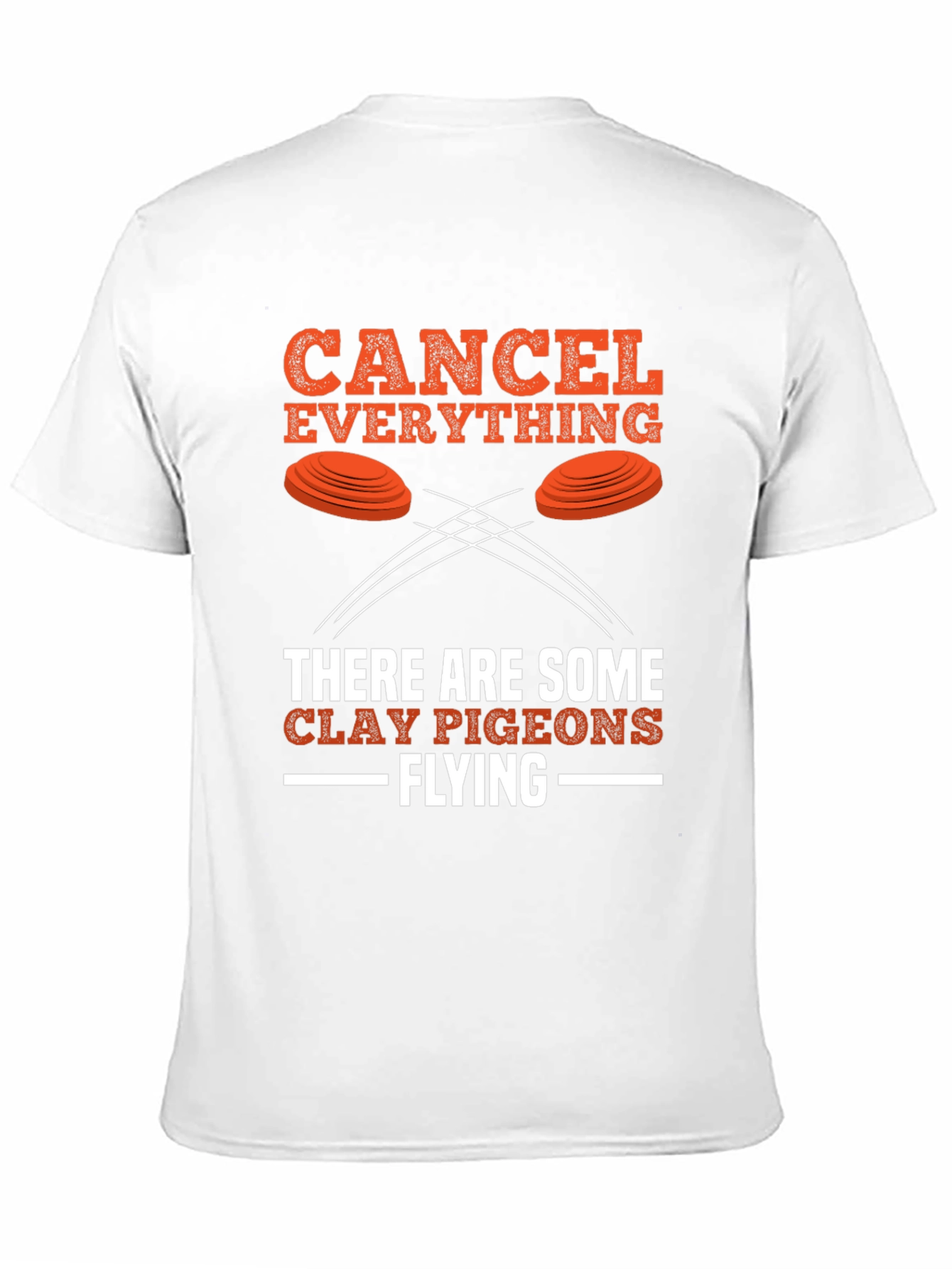 Black Cancel Everything Clay Pigeon Shooting T-Shirt view 11