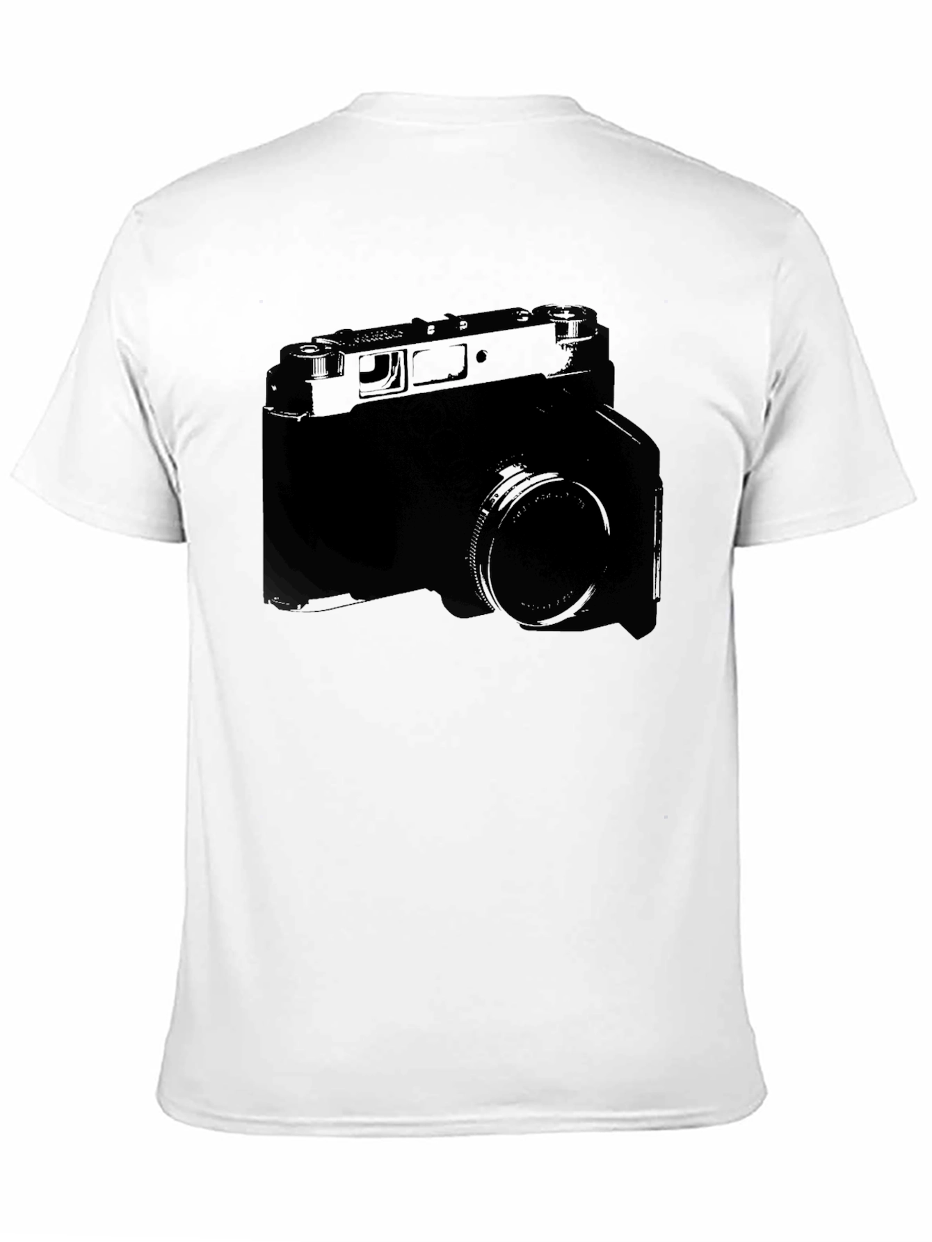 Black Vintage Camera Graphic Tee - Retro Style view 11
