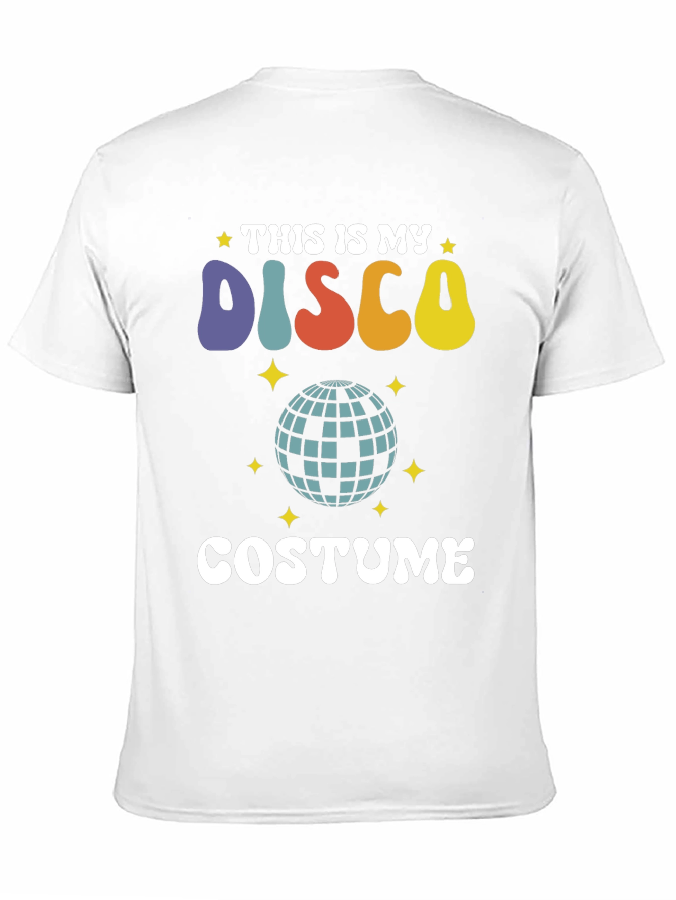 Black This Is My Disco Costume T-Shirt view 11