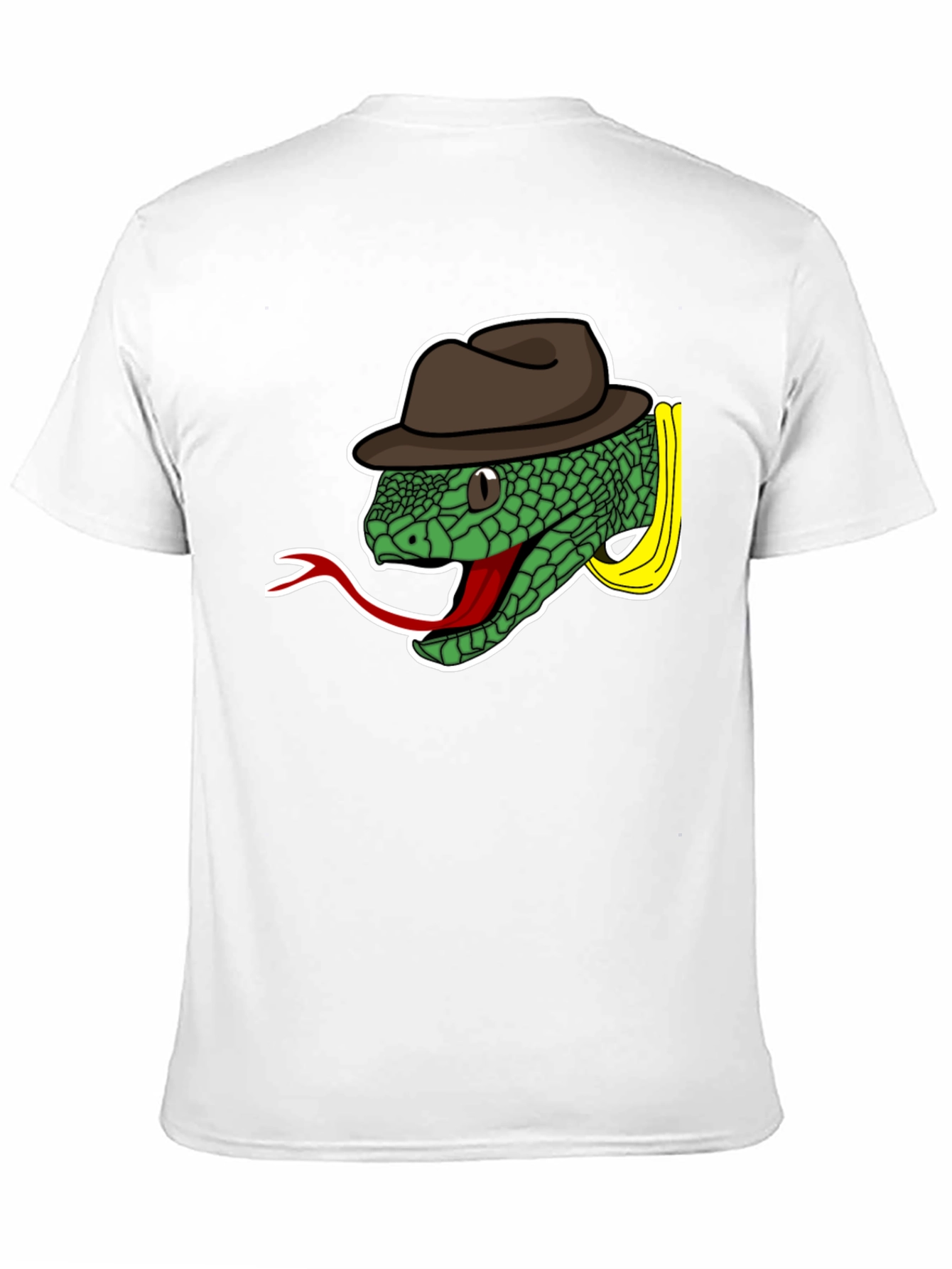 Black Snake with Fedora T-Shirt view 11