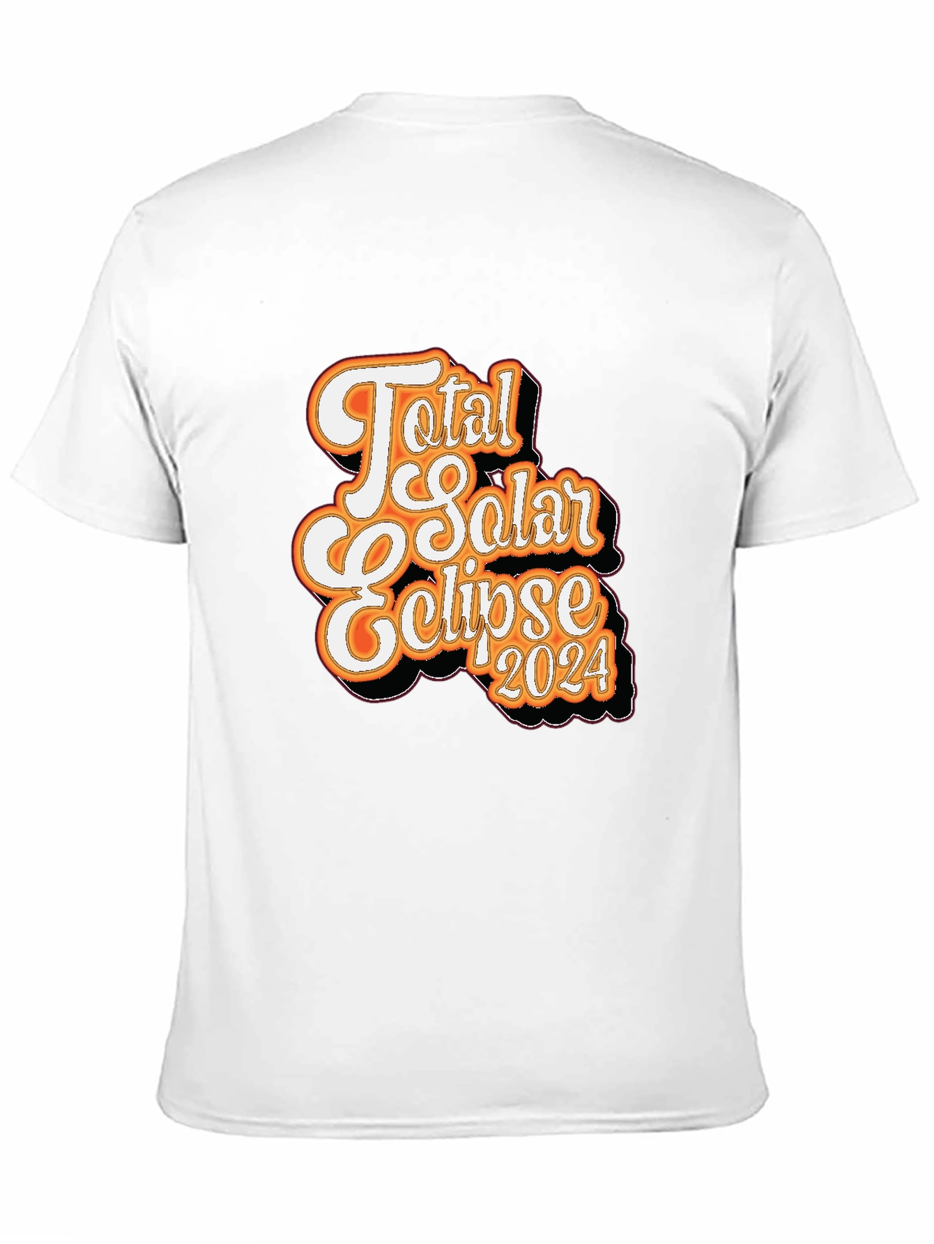 Black Total Solar Eclipse 2024 T-Shirt view 11