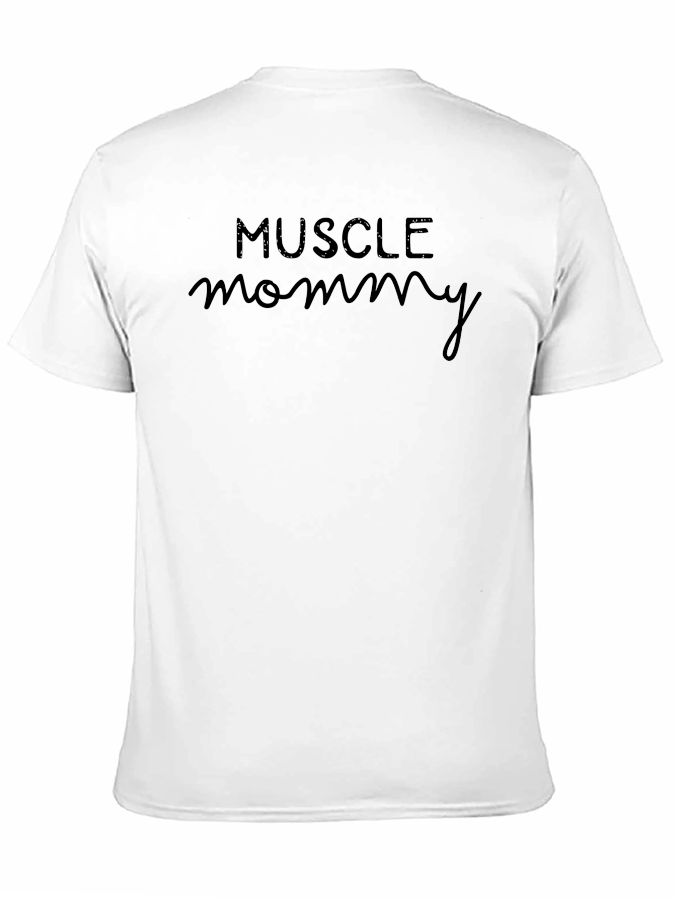 Black Muscle Mommy Black Graphic Tee view 11