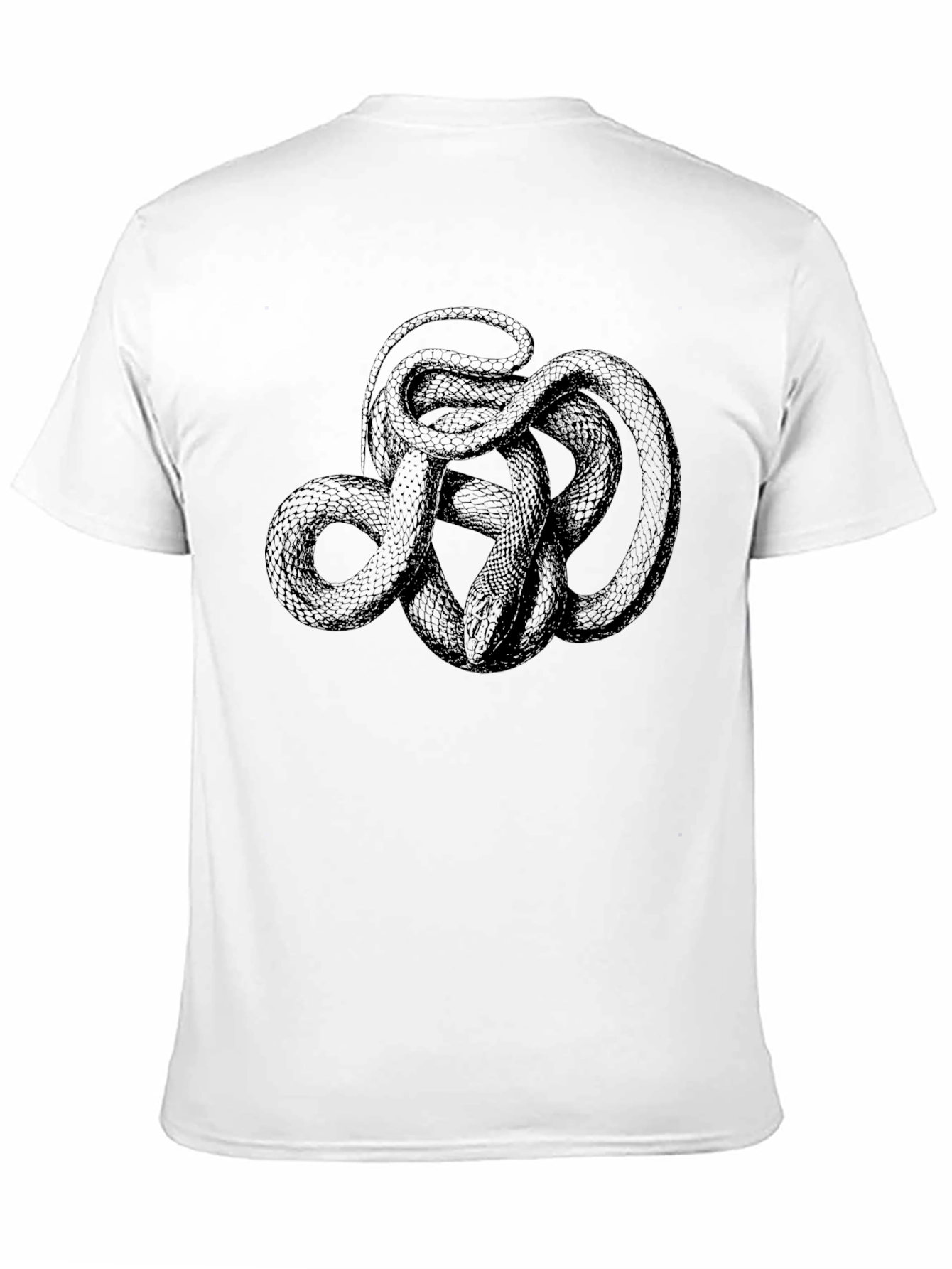 Black Black Snake Graphic Tee - Mens Casual Fashion view 11
