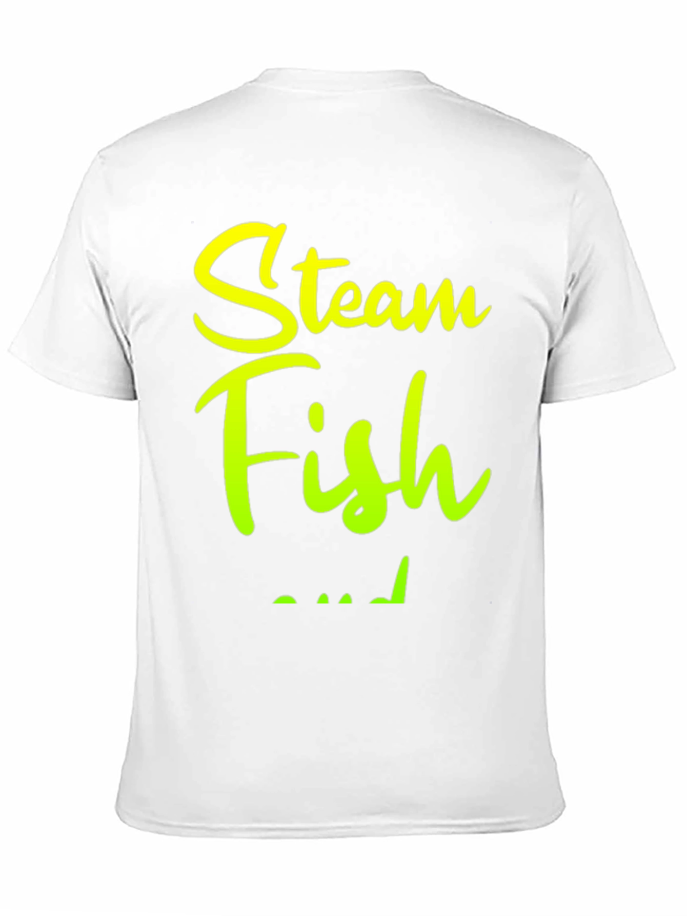 Black Steam Fish T-Shirt - Comfortable and Stylish view 11