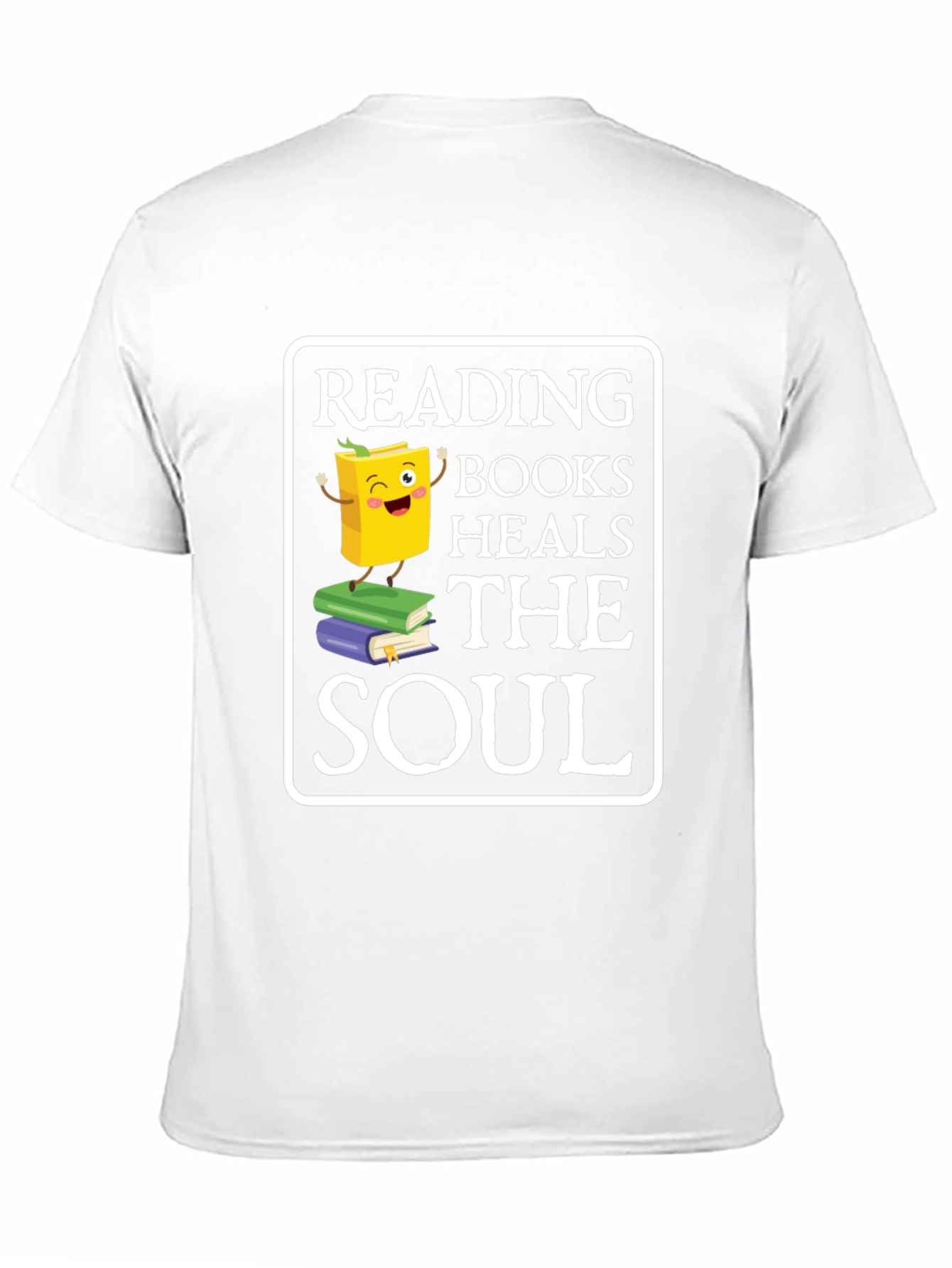 Black Reading Books Heals the Soul T-Shirt view 11