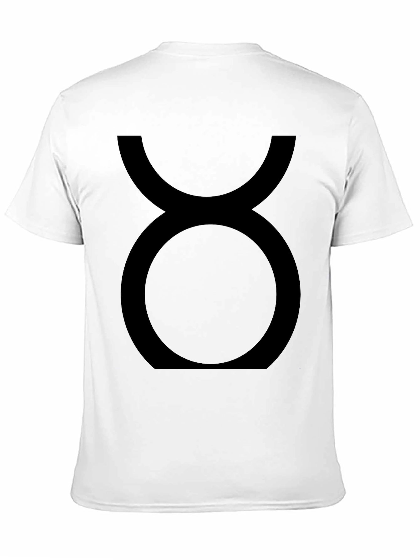Black Taurus Zodiac Sign Black Graphic Tee view 11