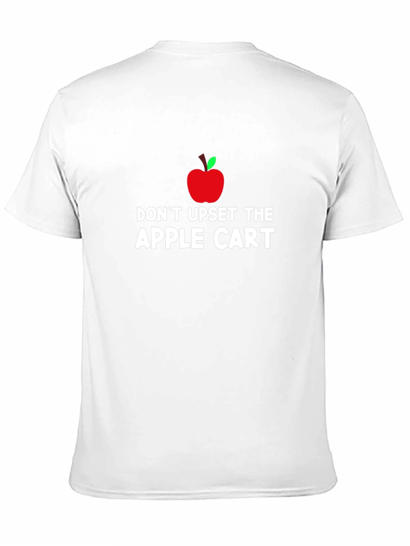 Black Don't Upset The Apple Cart T-Shirt - Black view 11