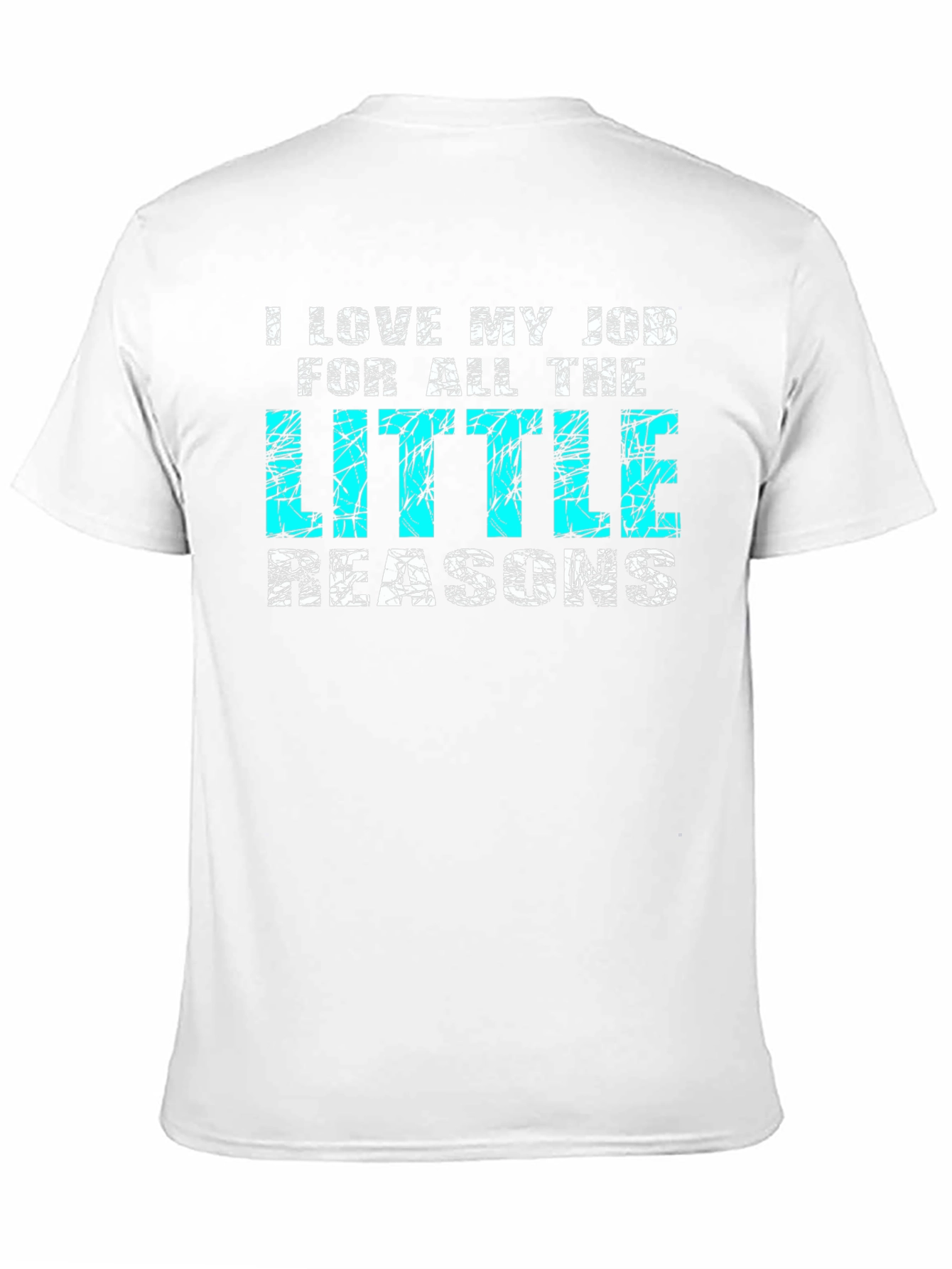 Black I Love My Job T-Shirt view 11