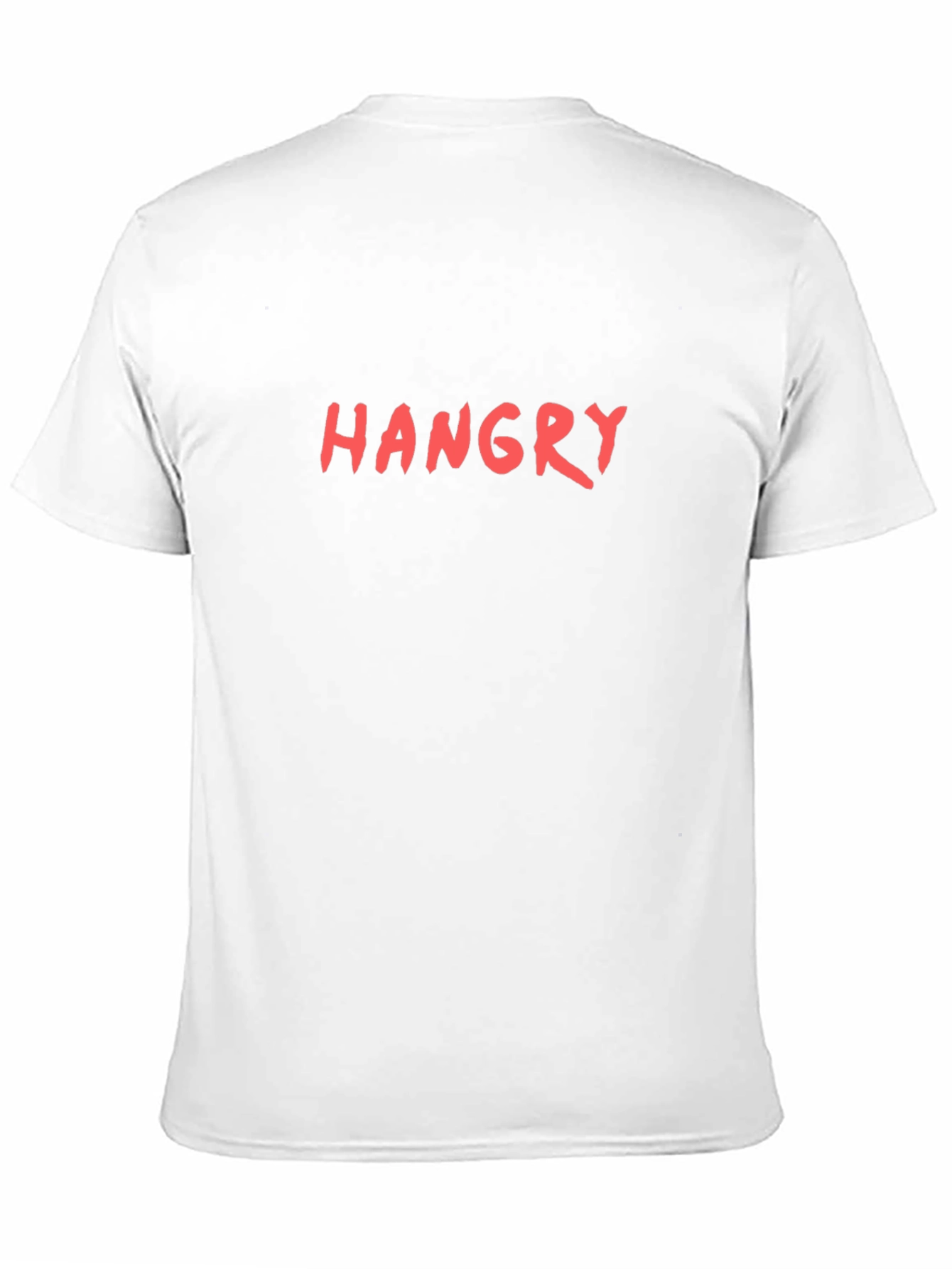 Black Hangry Graphic Tee - Funny Unisex T-Shirt view 11