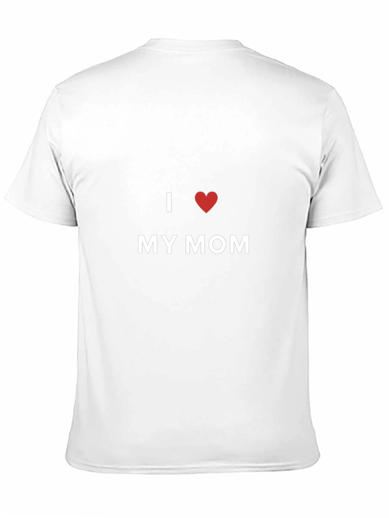 I Love My Mom Black T-Shirt - 11