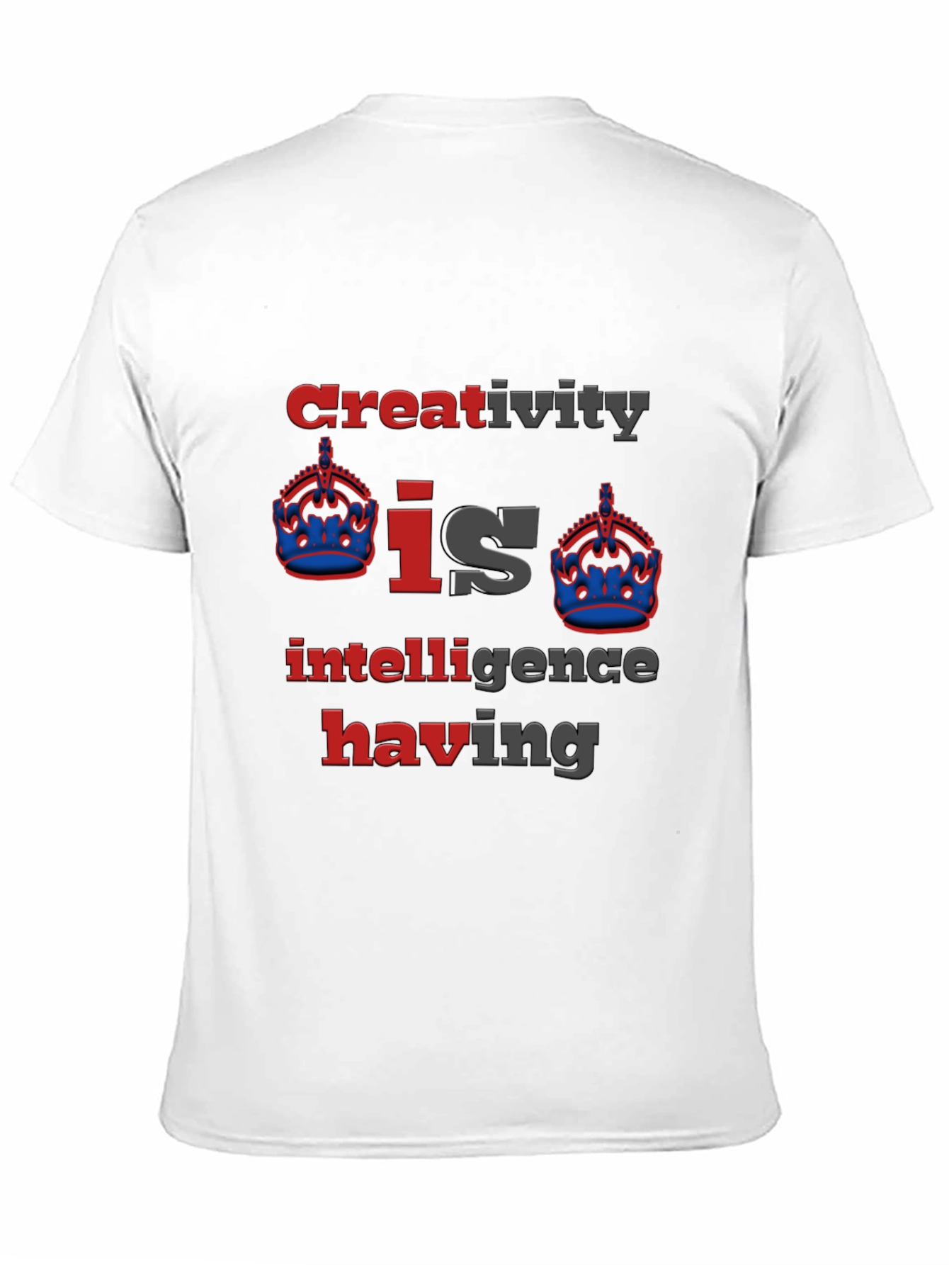 Black Creative Intelligence Graphic T-Shirt - Soft Cotton Blend view 11