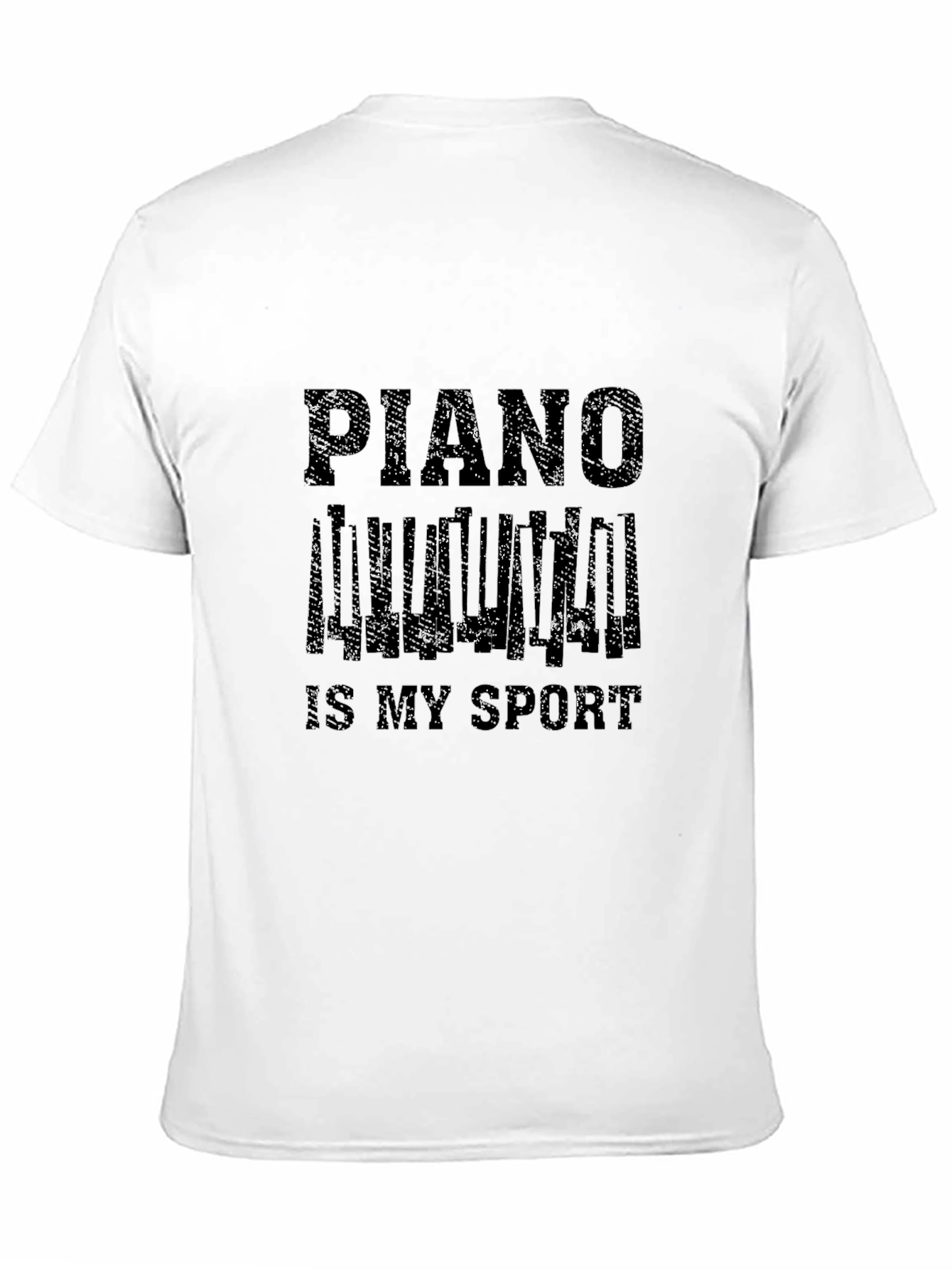 Black Piano Is My Sport T-Shirt - Music Lover Tee view 11