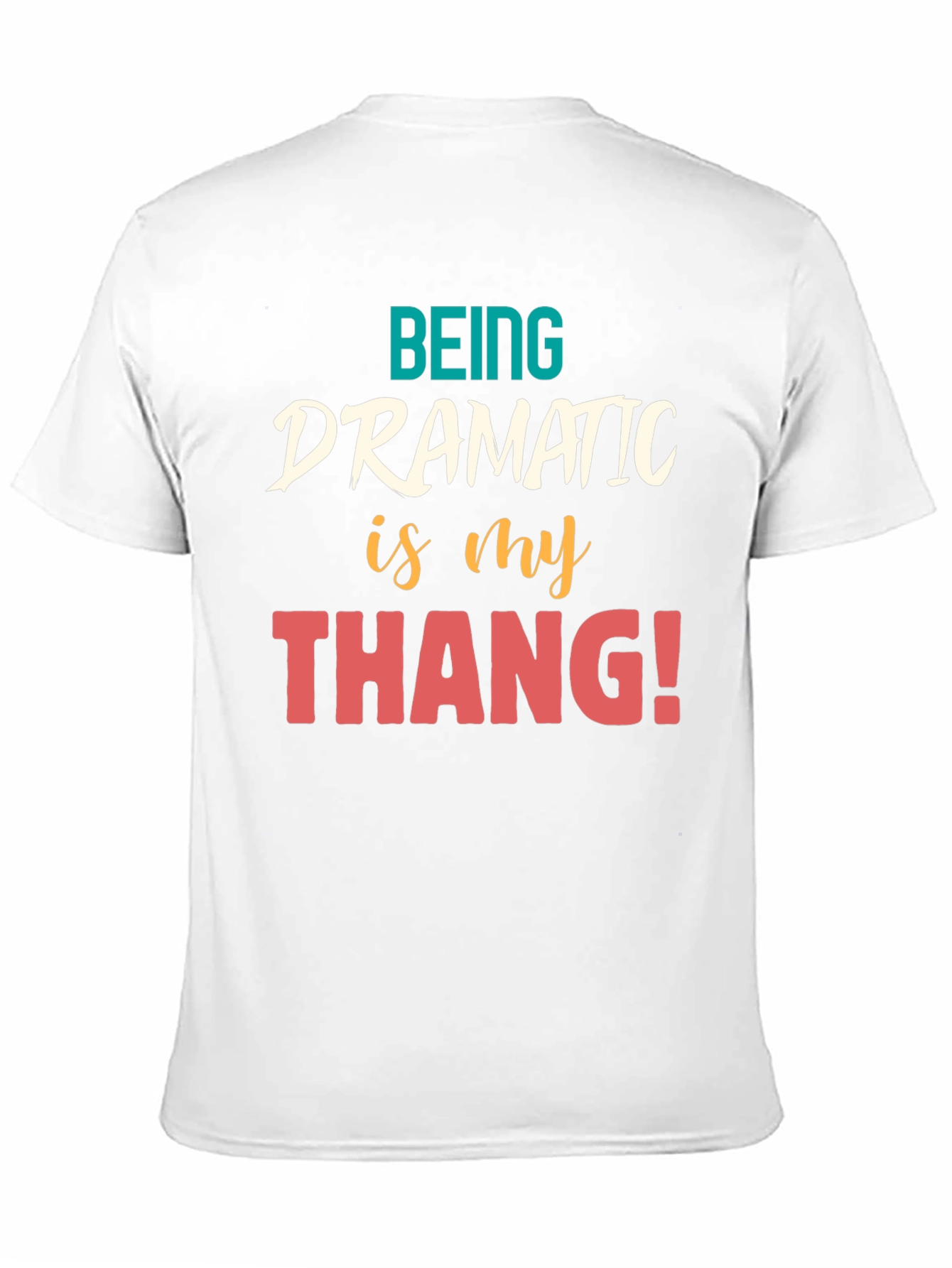 Black Dramatic Thang Graphic Tee - Black view 11