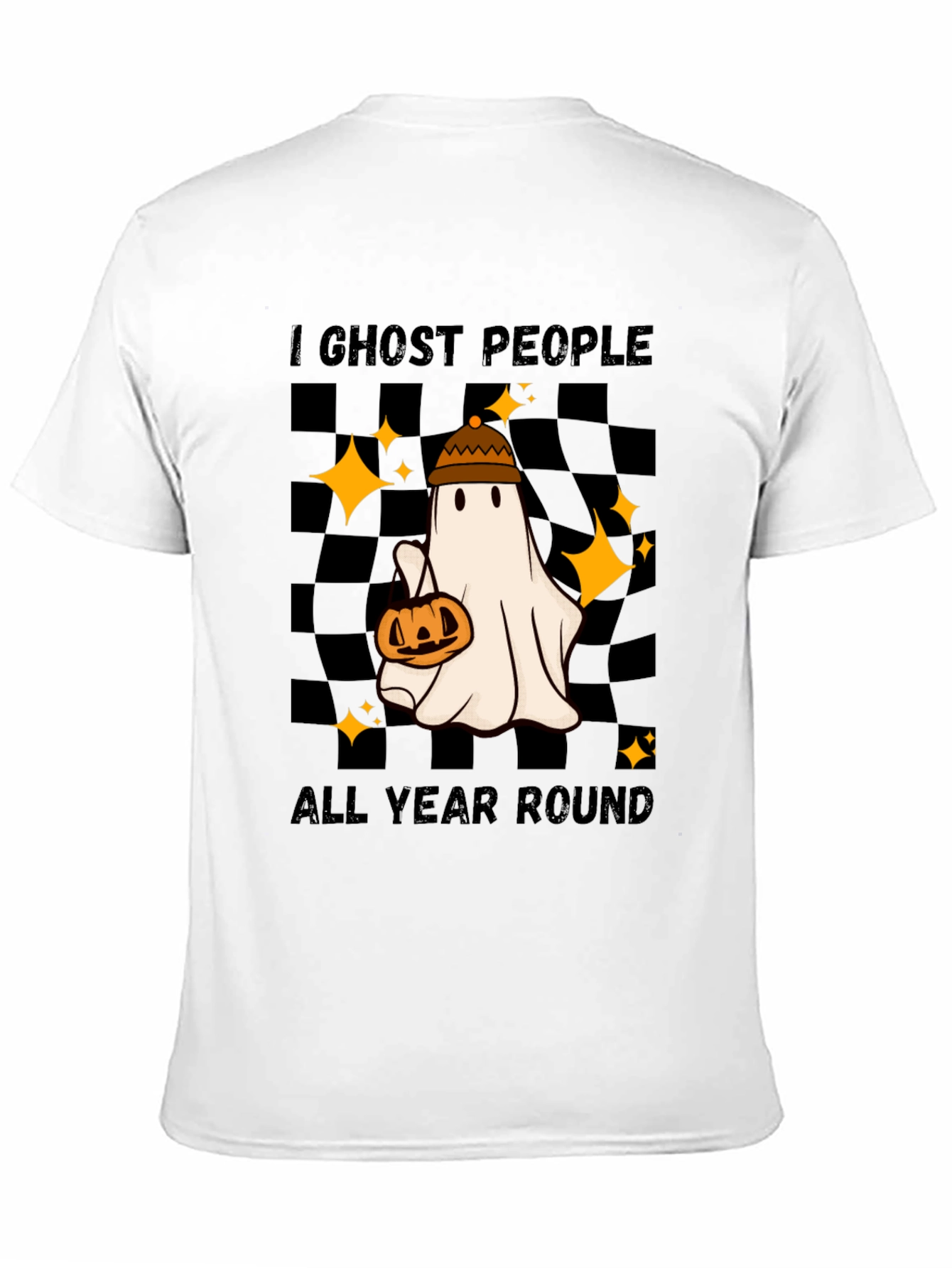 Black I Ghost People All Year Round T-Shirt view 11