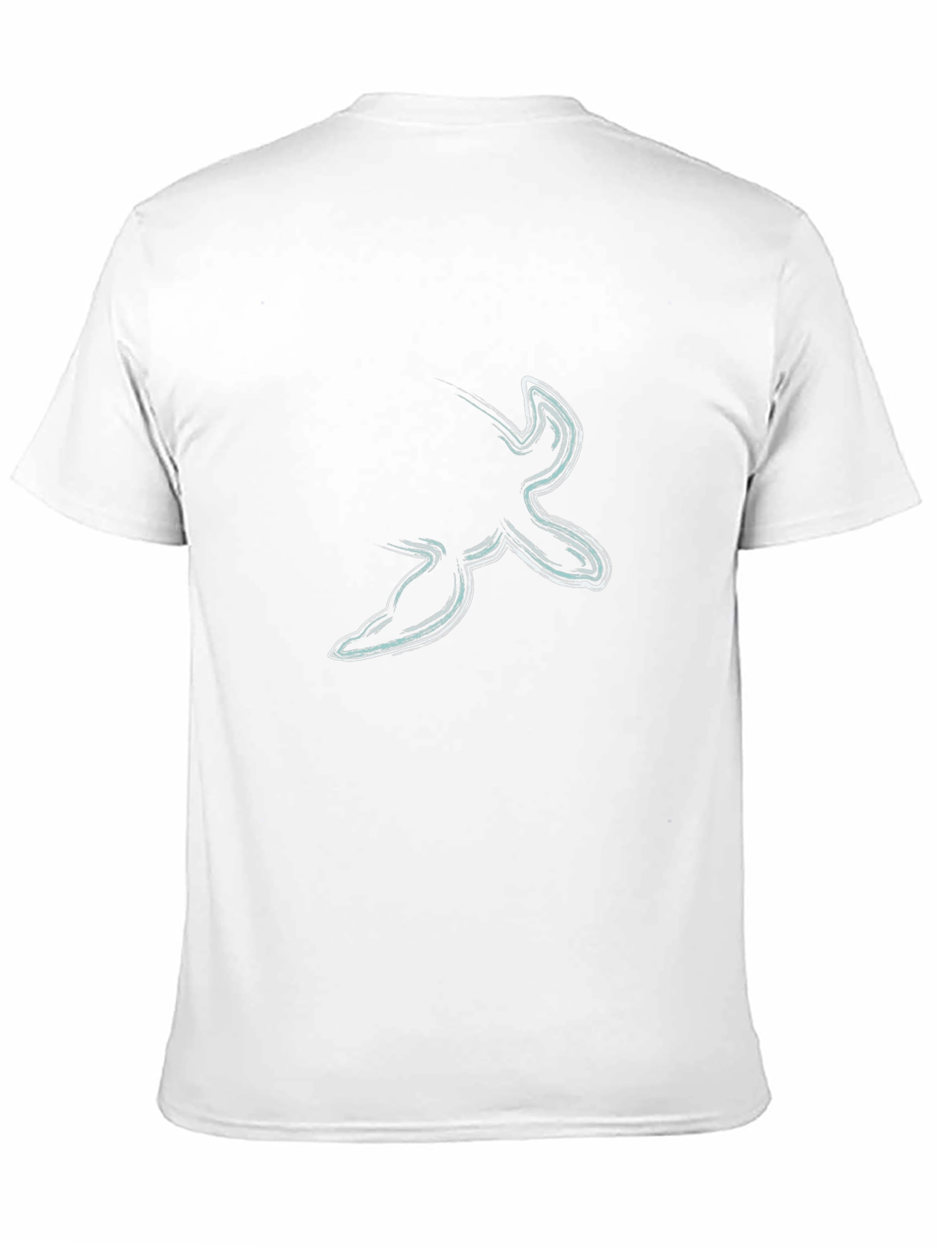 Black Abstract Graphic Print Black T-Shirt view 11