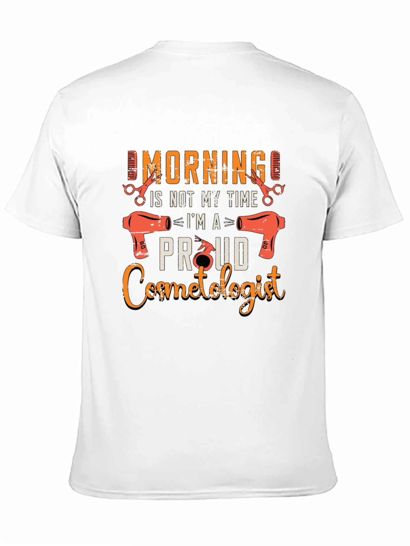 Black Proud Cosmetologist T-Shirt - Funny Barber Tee view 11