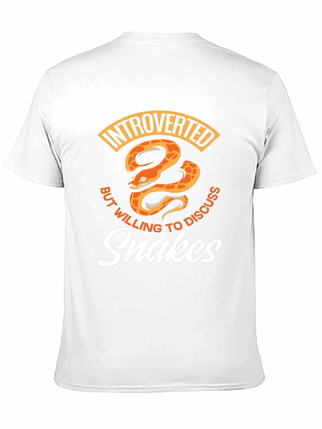 Black Introverted Snake Lover T-Shirt view 11