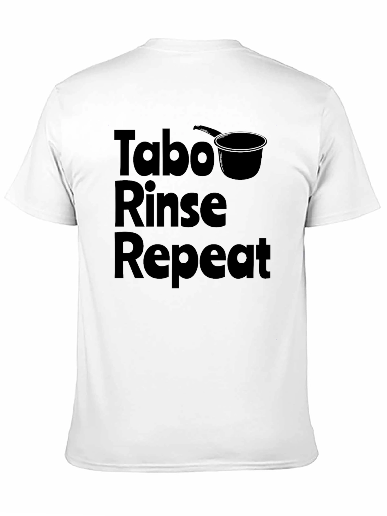 Black Tabo Rinse Repeat T-Shirt - Black Graphic Tee view 11