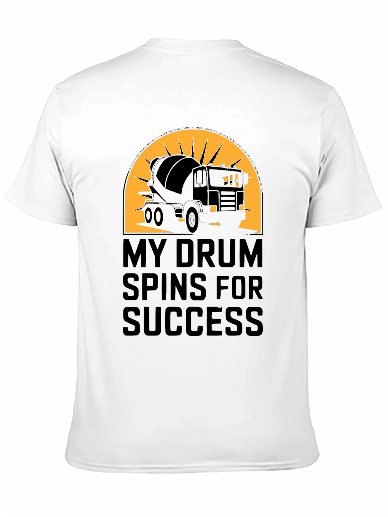 Black My Drum Spins for Success T-Shirt view 11