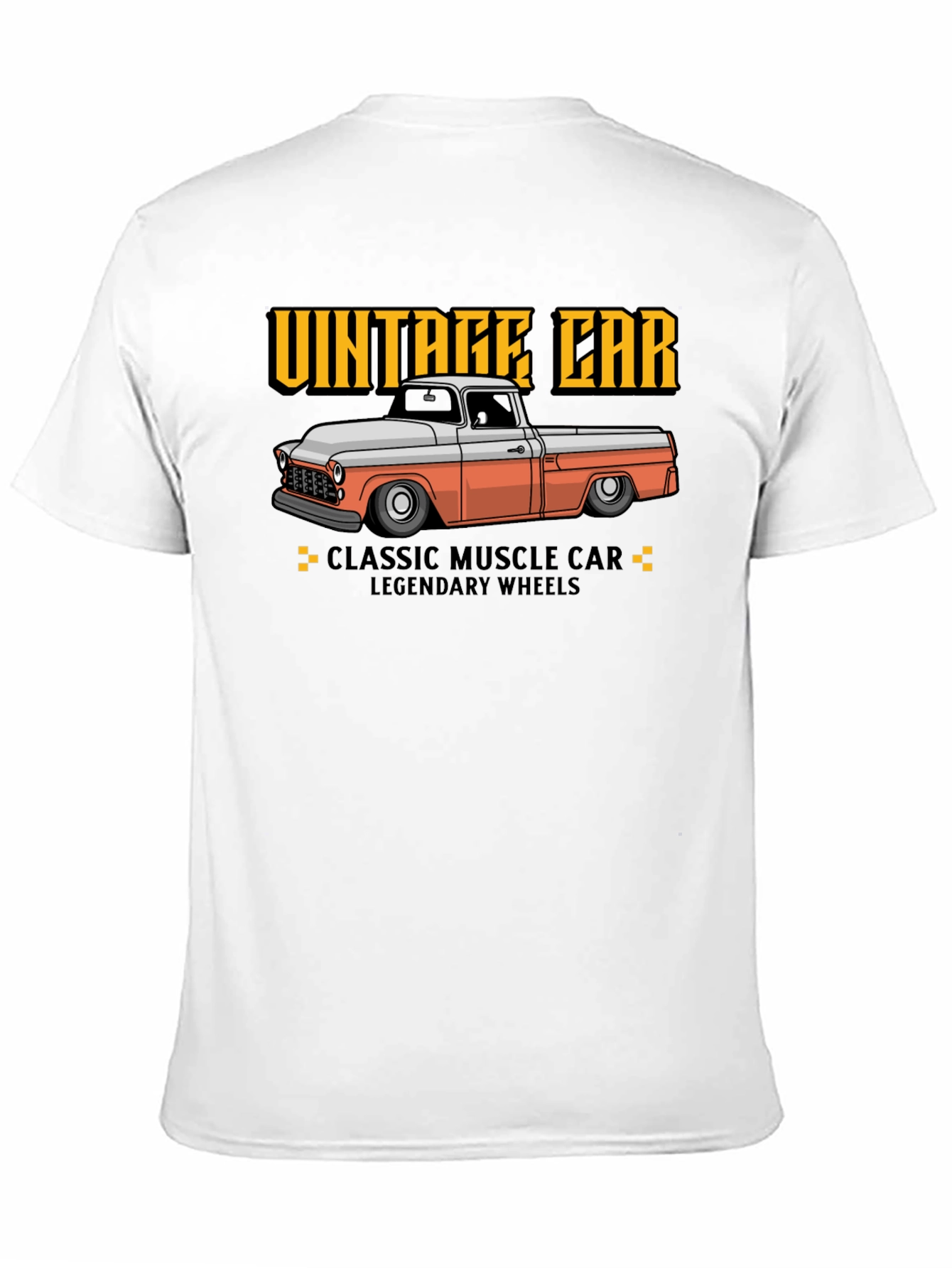Black Vintage Car Graphic T-Shirt view 11