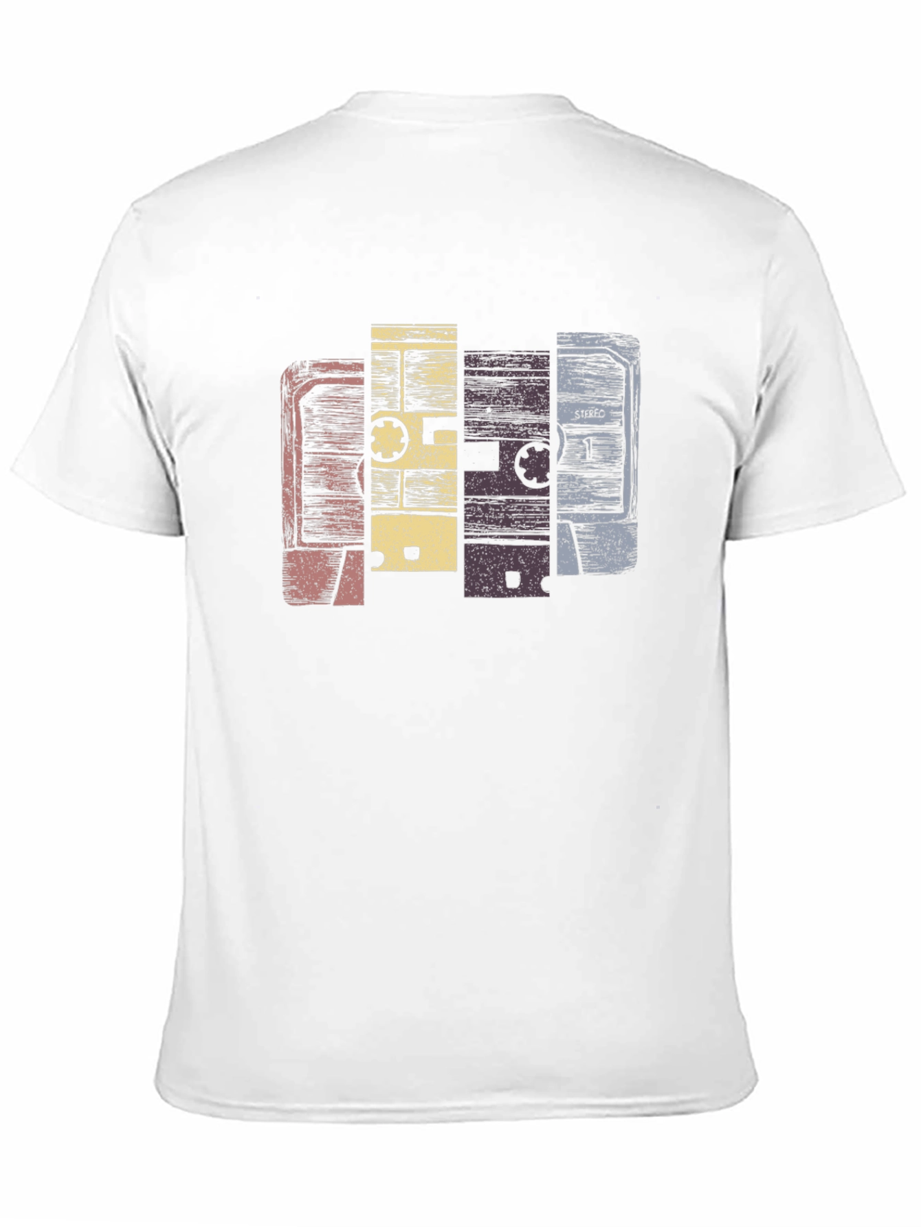 Black Vintage Cassette Tape Graphic T-Shirt view 11