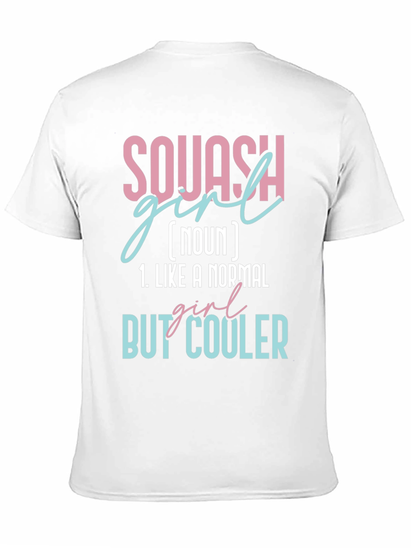 Black Squash Girl Definition T-Shirt - Cool & Unique Tee view 11