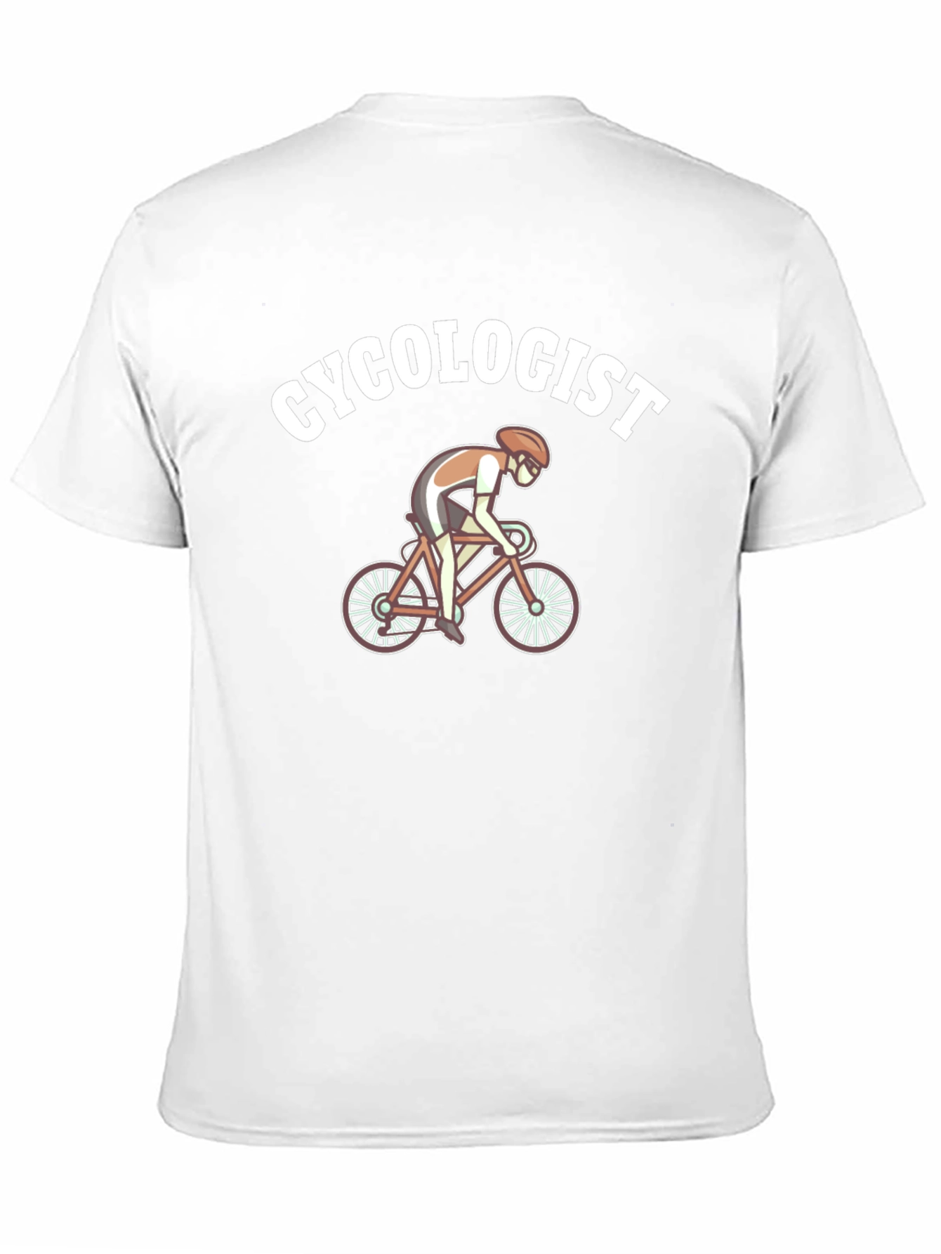 Black Cycologist T-Shirt - Funny Cyclist Humor Tee view 11