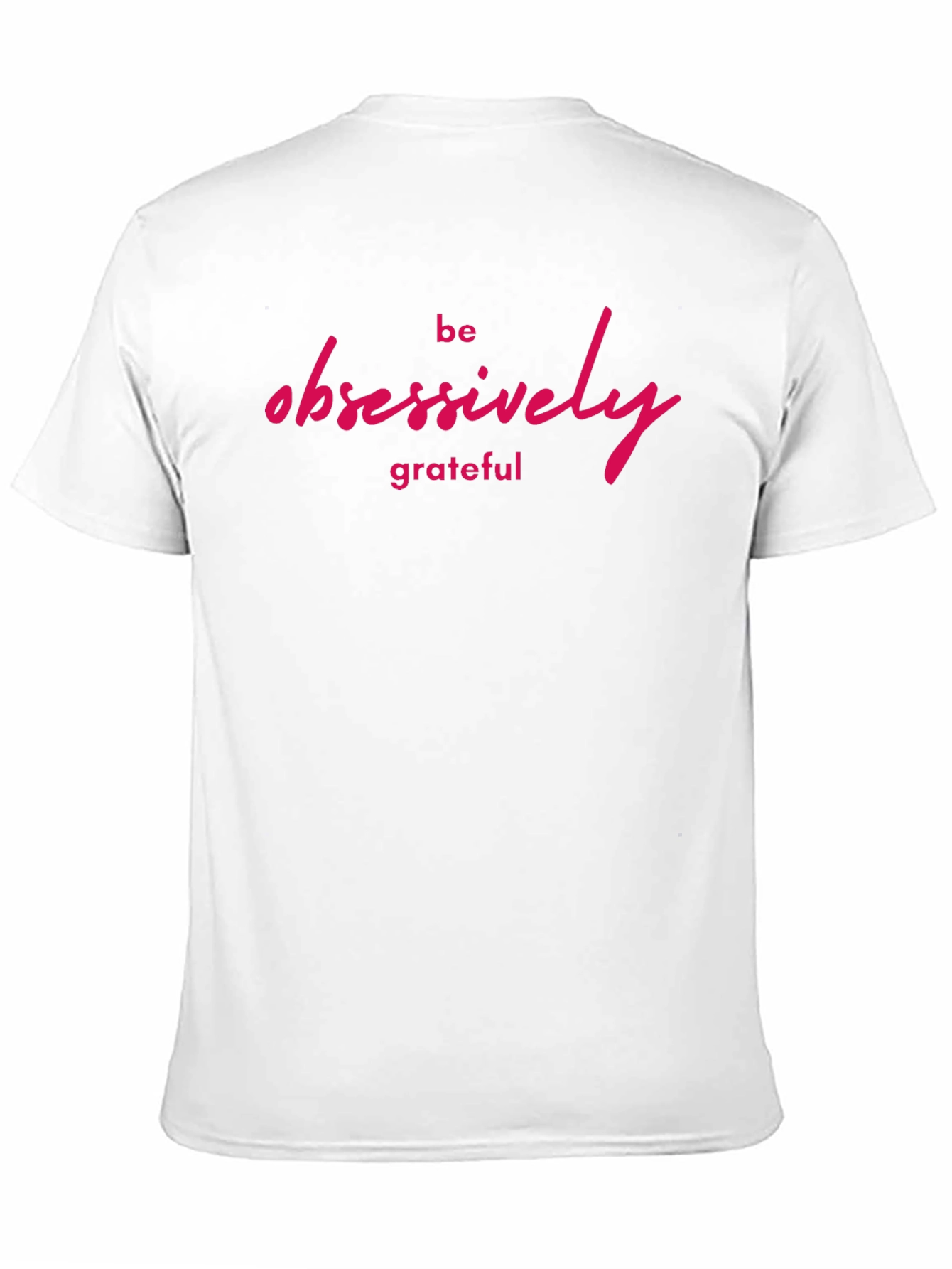 Black Be Obsessively Grateful Graphic Tee view 11