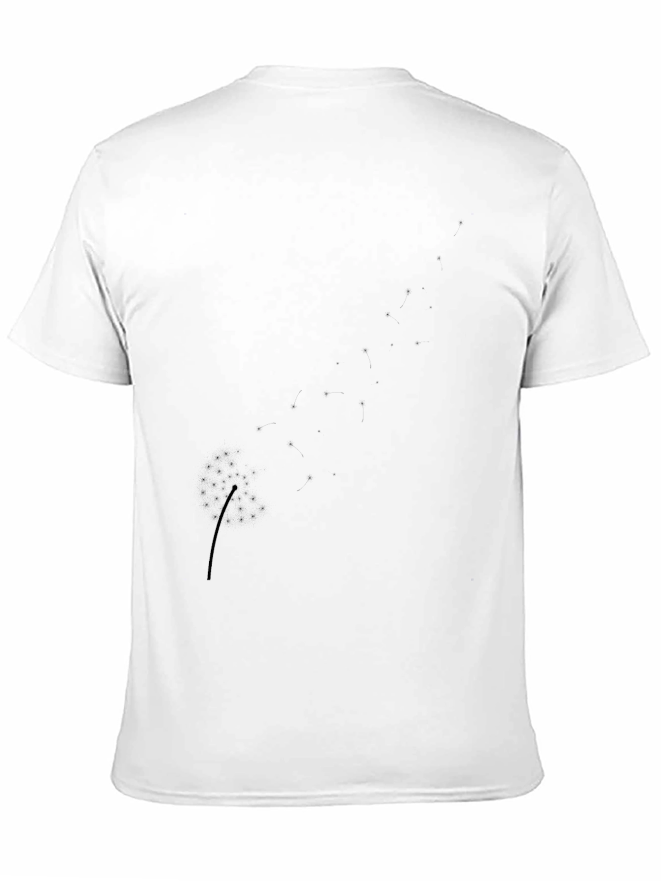 Black Men's Black Crew Neck Short Sleeve T-Shirt view 11