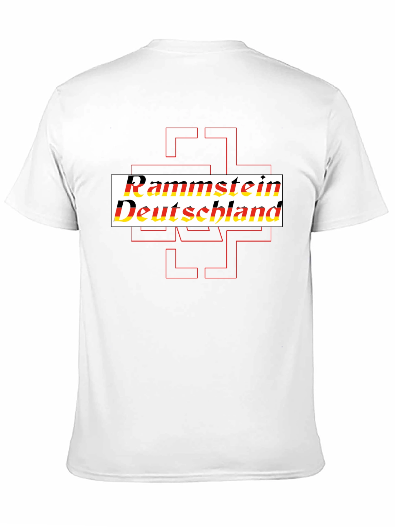 Black Rammstein Deutschland Black T-Shirt view 11