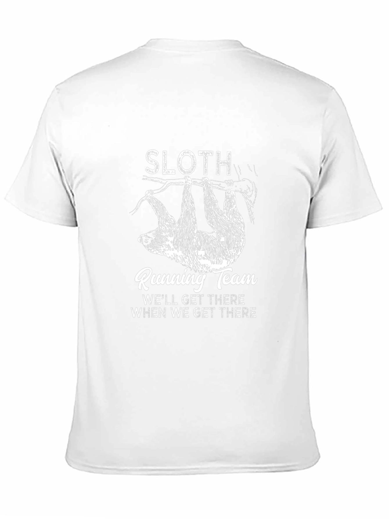 Black Sloth Running Team Black Graphic T-Shirt view 11