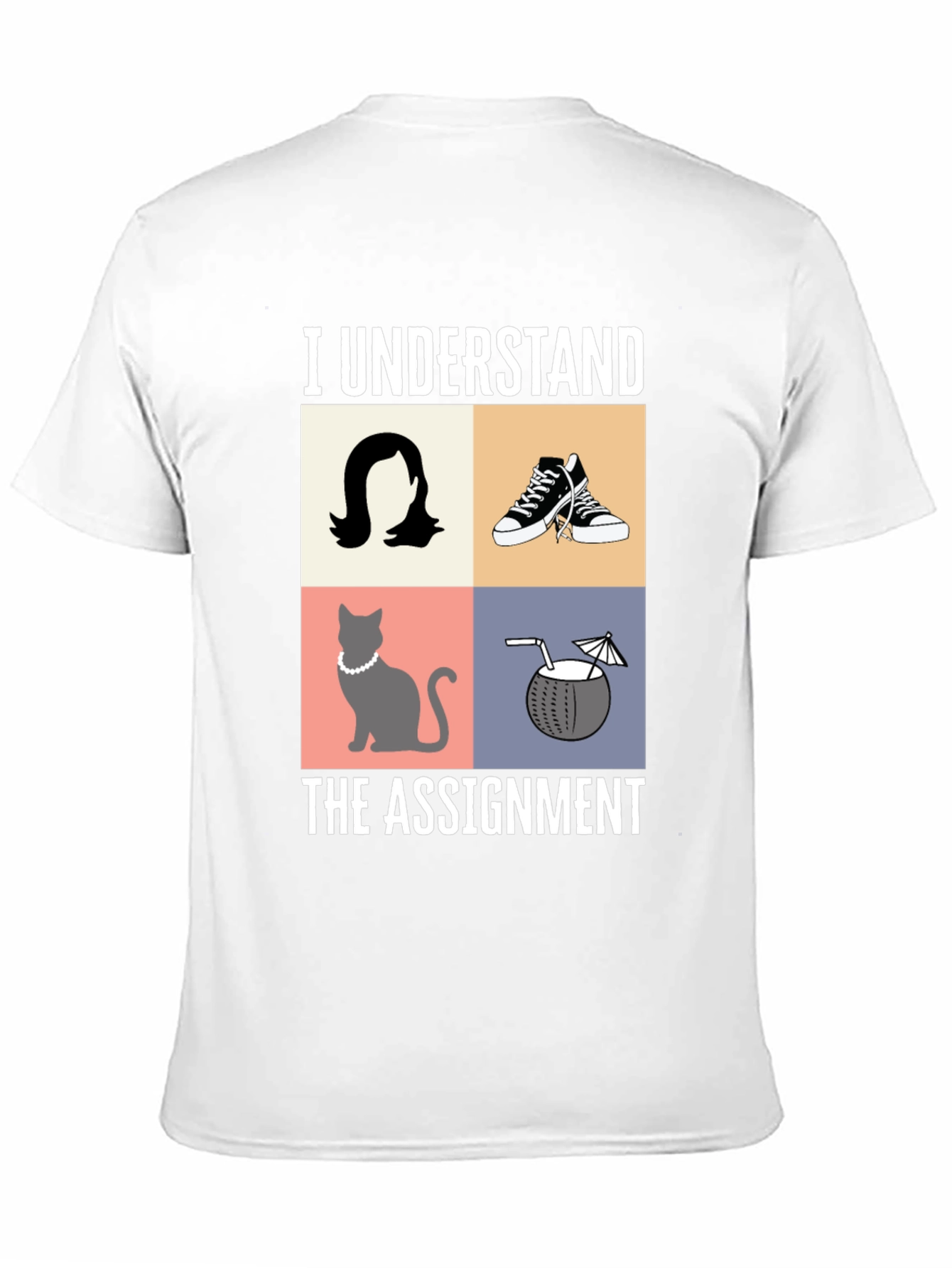 Black I Understand the Assignment Graphic T-Shirt view 11