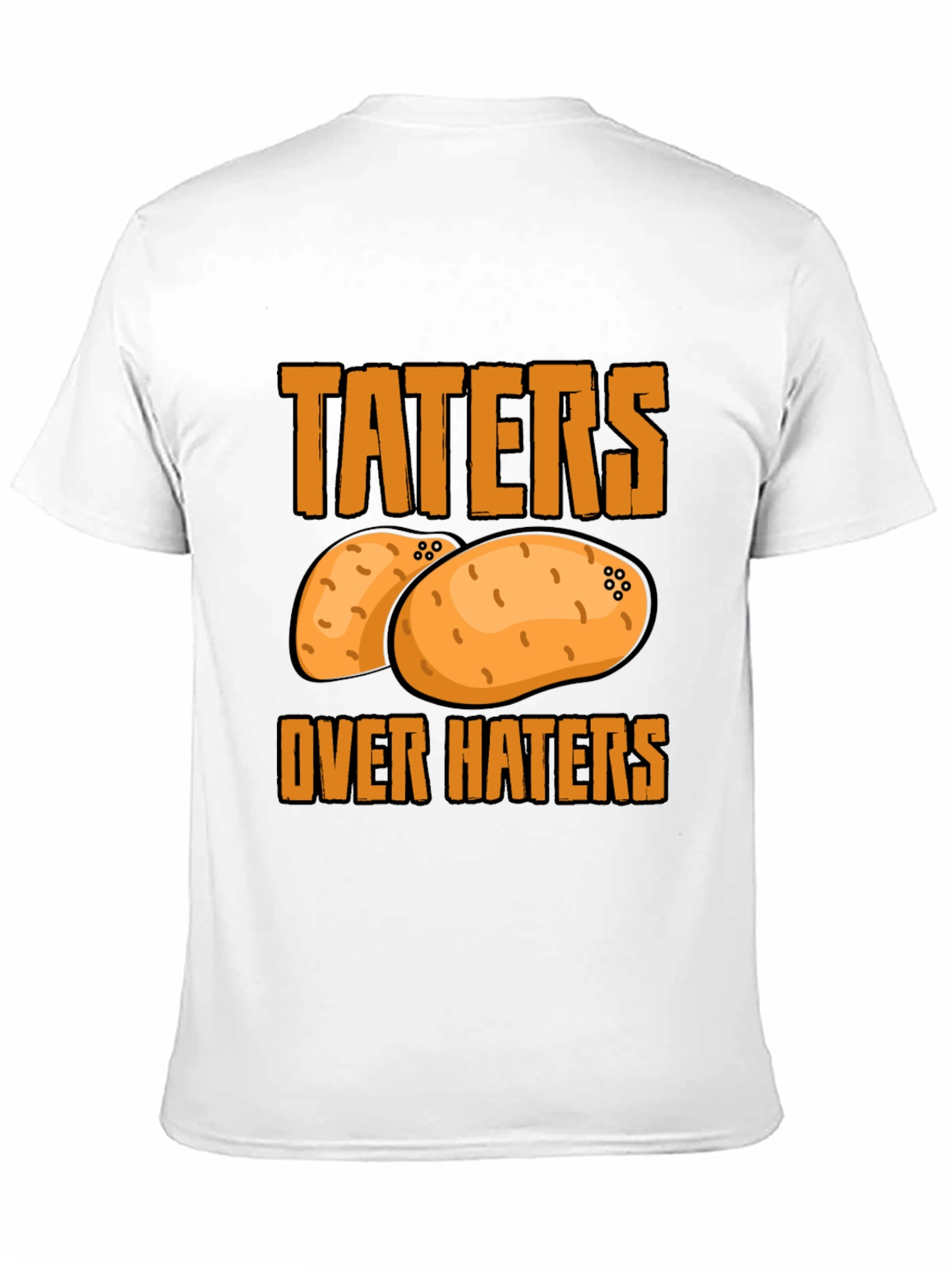 Black Taters Over Haters Graphic Tee view 11