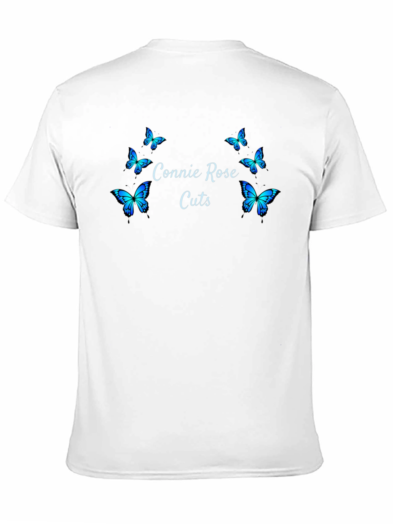 Black Connie Rose Cuts Butterfly Graphic Tee - Black view 11
