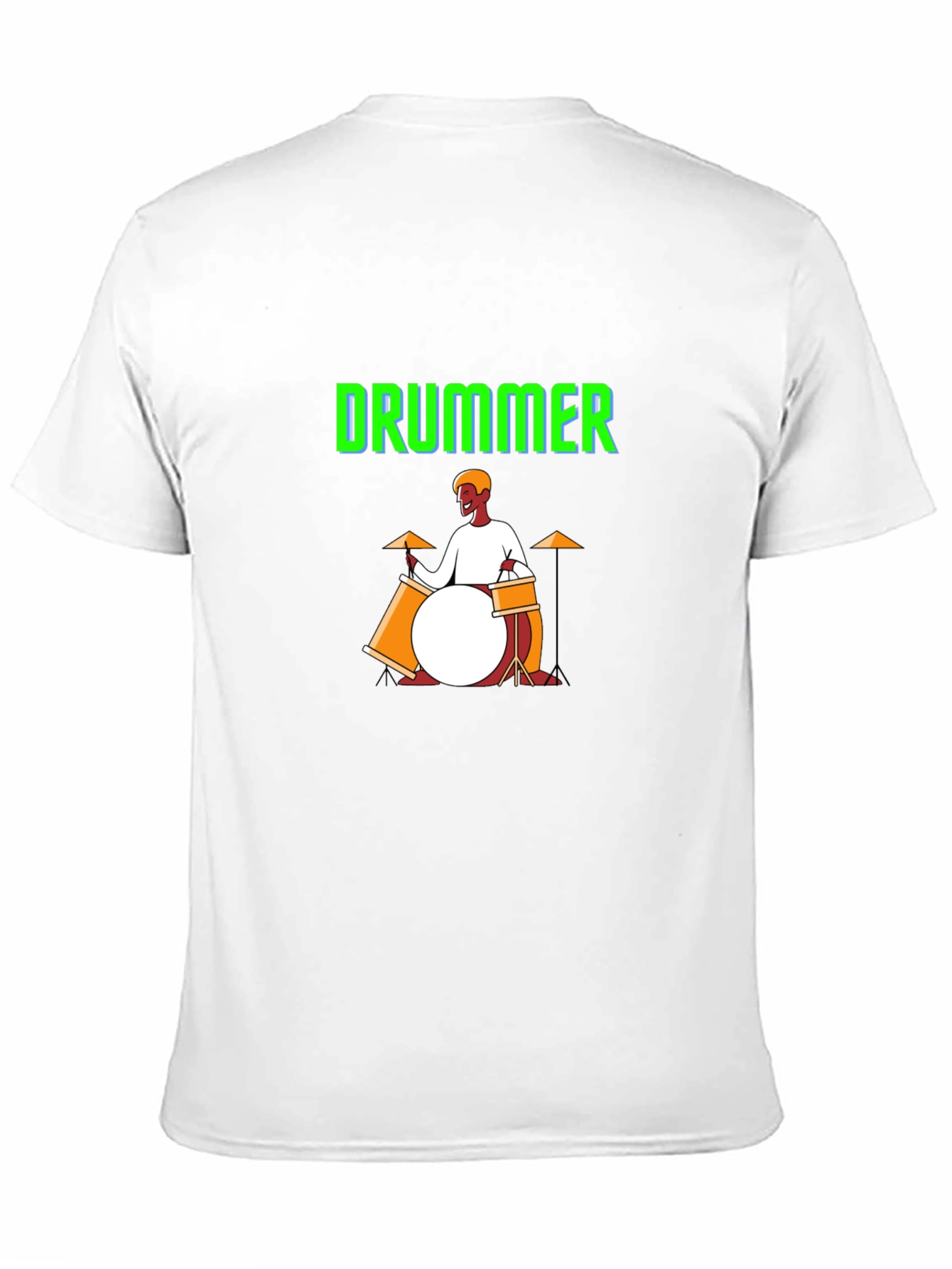 Black Drummer Graphic T-Shirt view 11