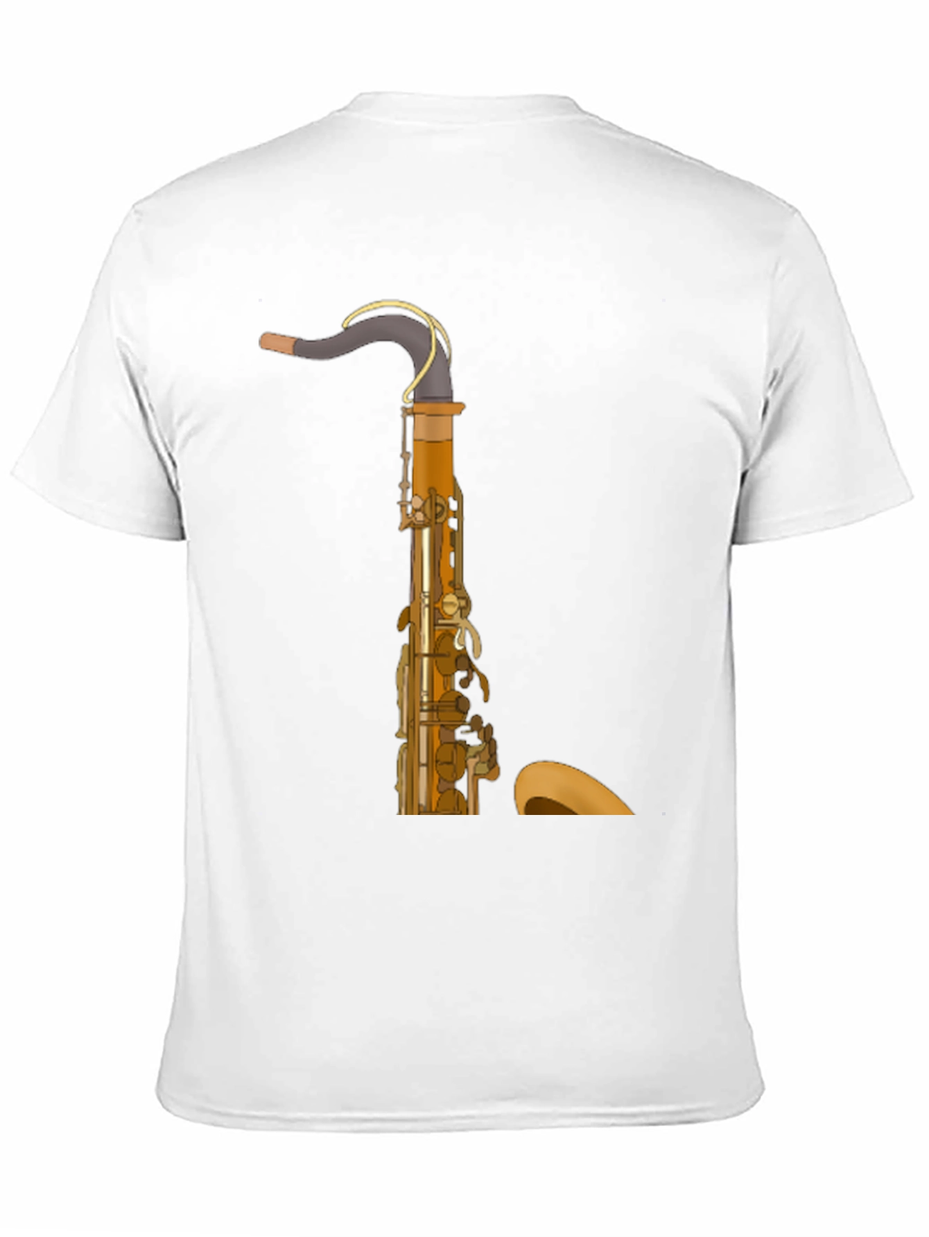 Black Saxophone Graphic T-Shirt - Musician Style view 11