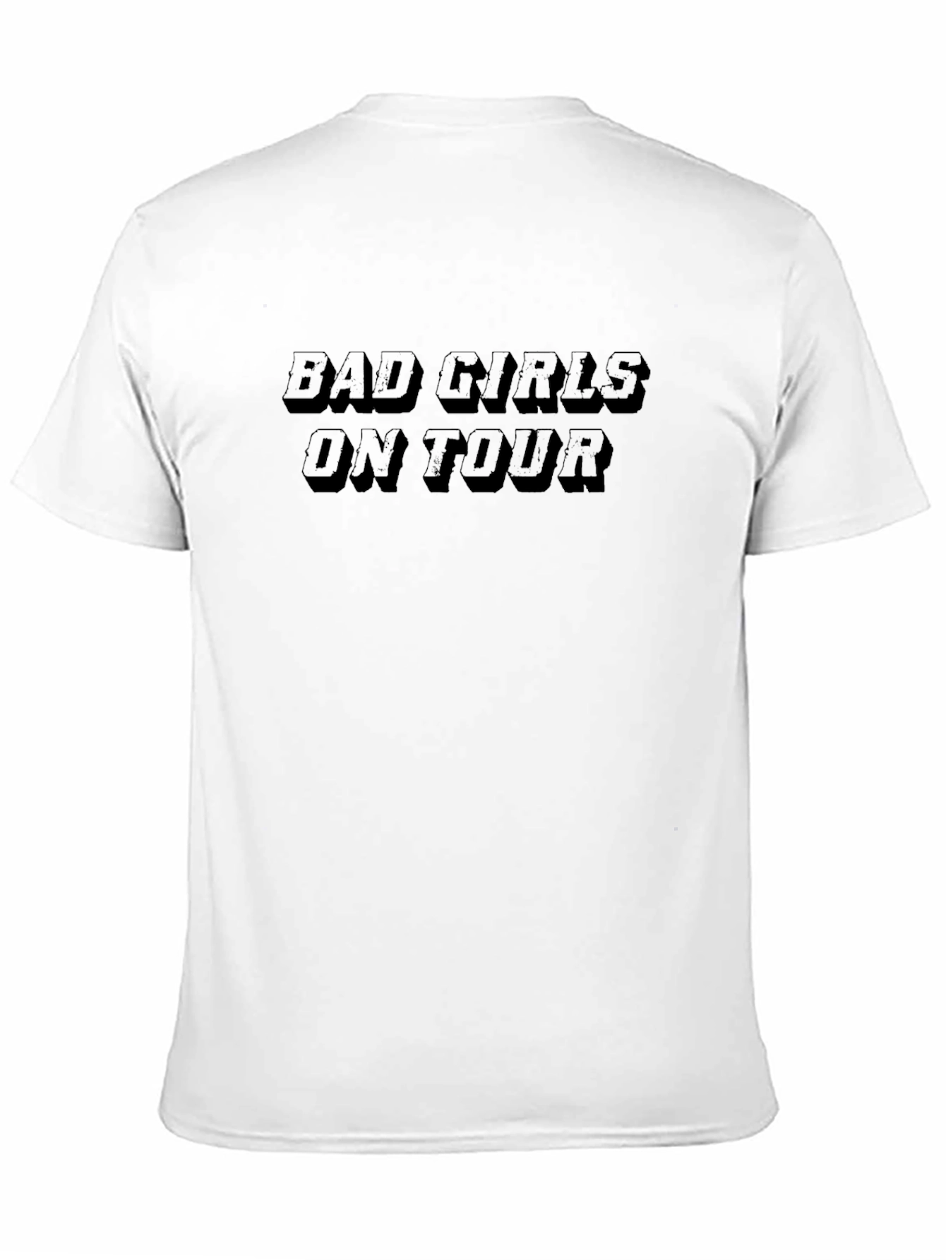 Black Bad Girls On Tour Black Graphic Tee view 11